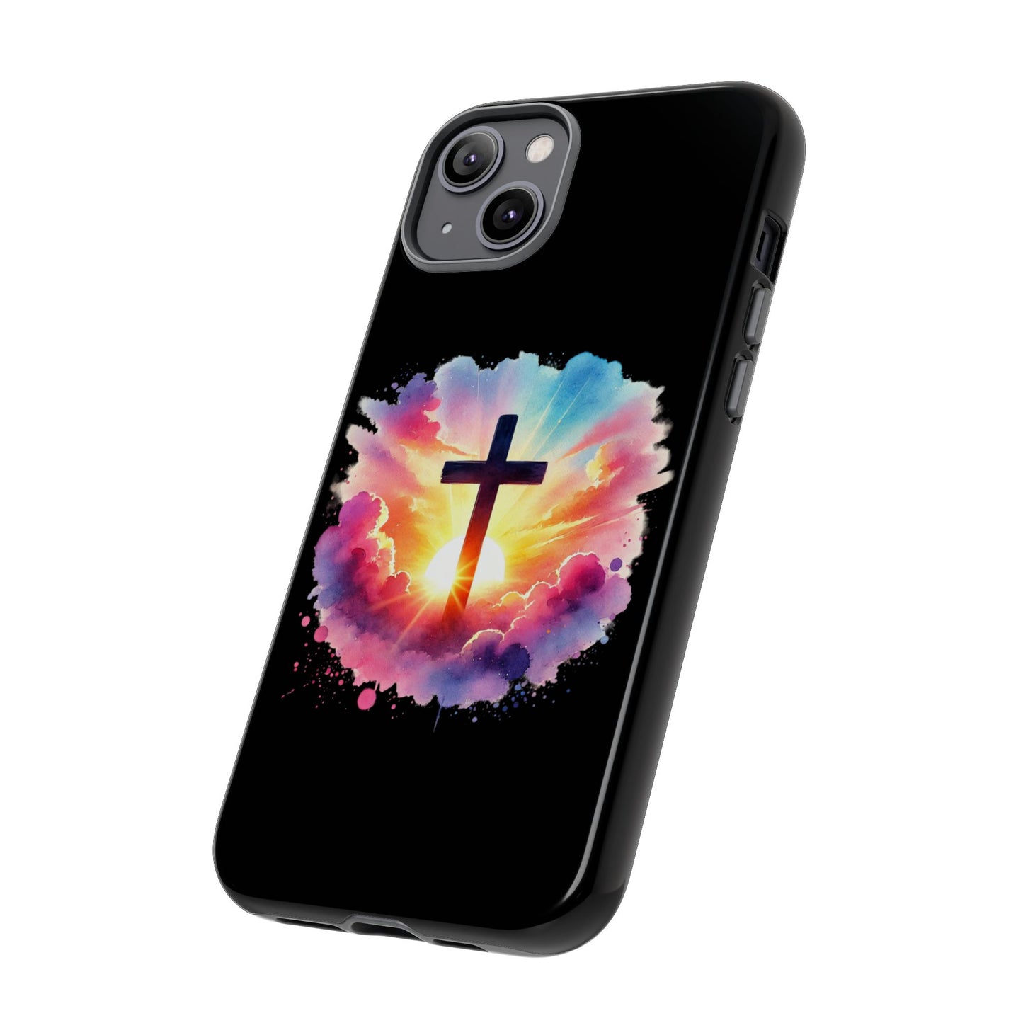 Inspirational Cross iPhone Case Christian Phone Case Easter iPhone Case Faith Based Case Easter iPhone Case