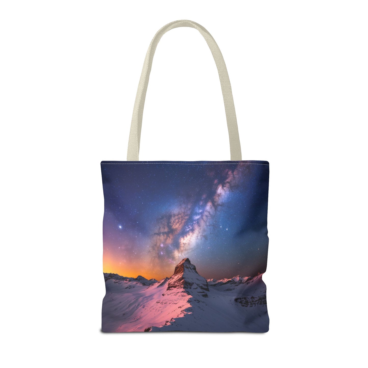 Stunning Mountain Galaxy Tote Bag - Nature Lover's Eco-Friendly Bag