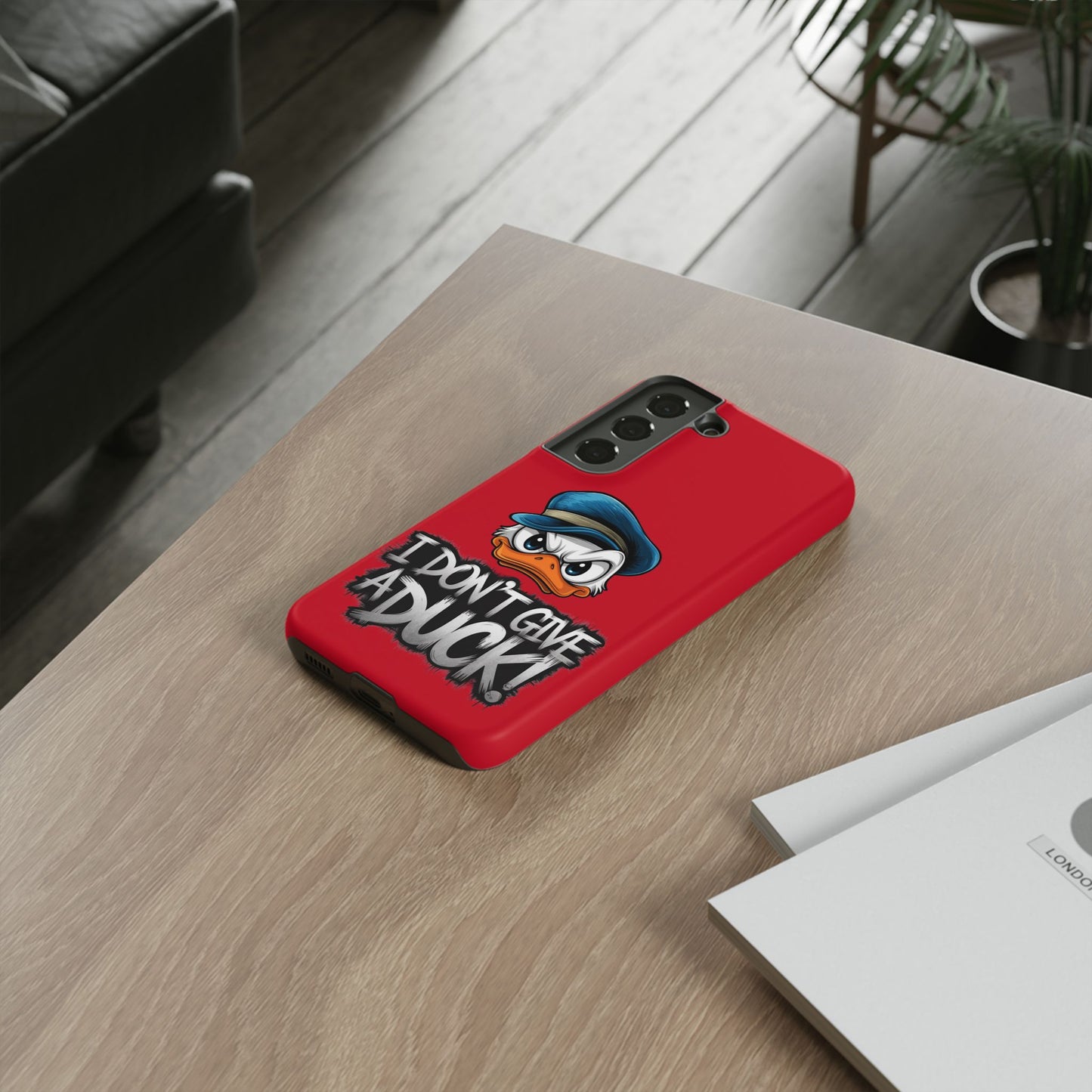 Samsung Tough Case - Angry Duck I Don't Give a Duck