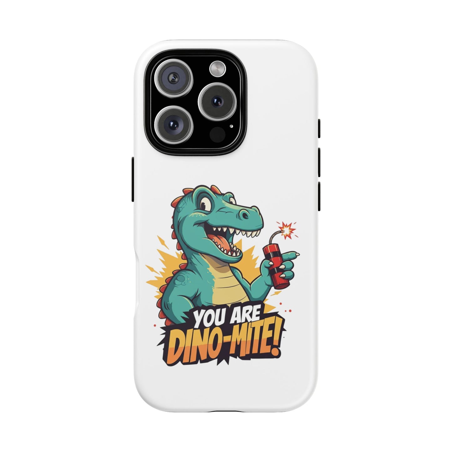 iPhone Case - Dino-Mite Pun Design