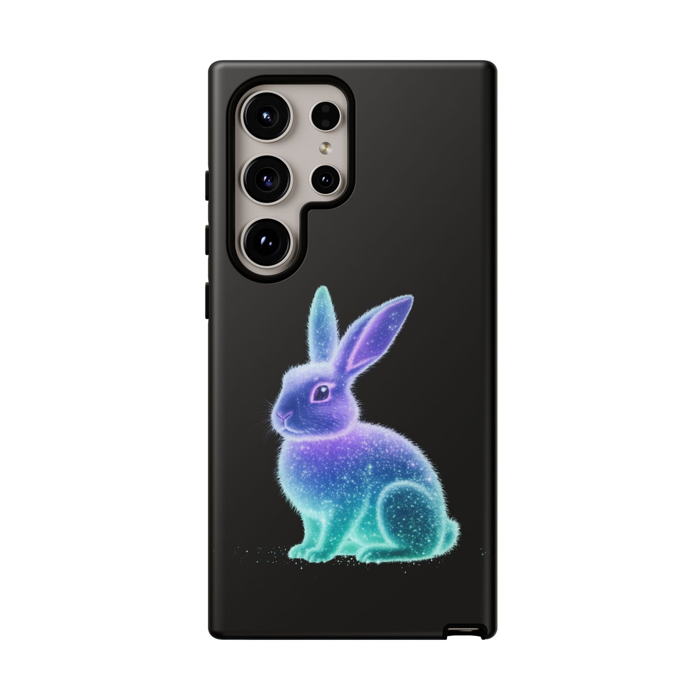 Samsung Case Bioluminescent Easter Bunny Design Easter Phone Case Easter Bunny Samsung Case Easter Accessory