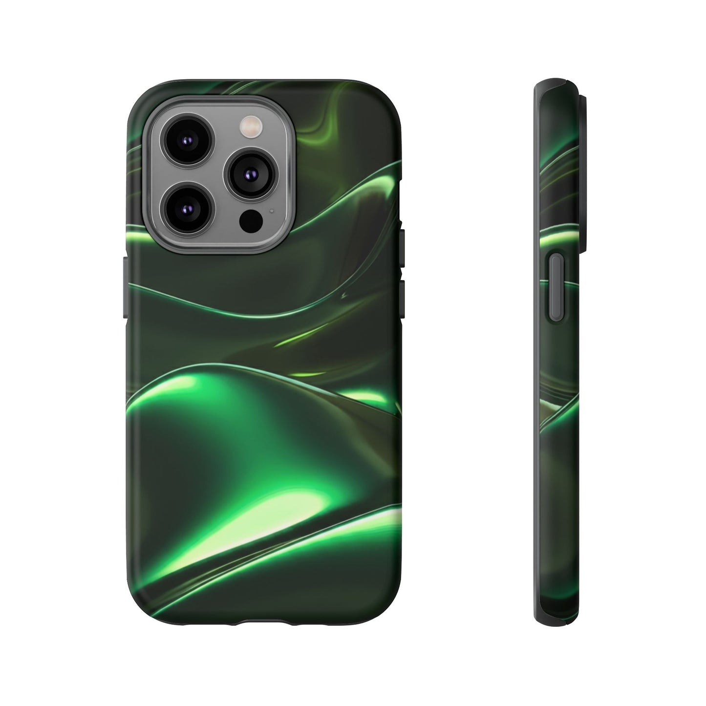 iPhone Case - Fluid Metallic Design