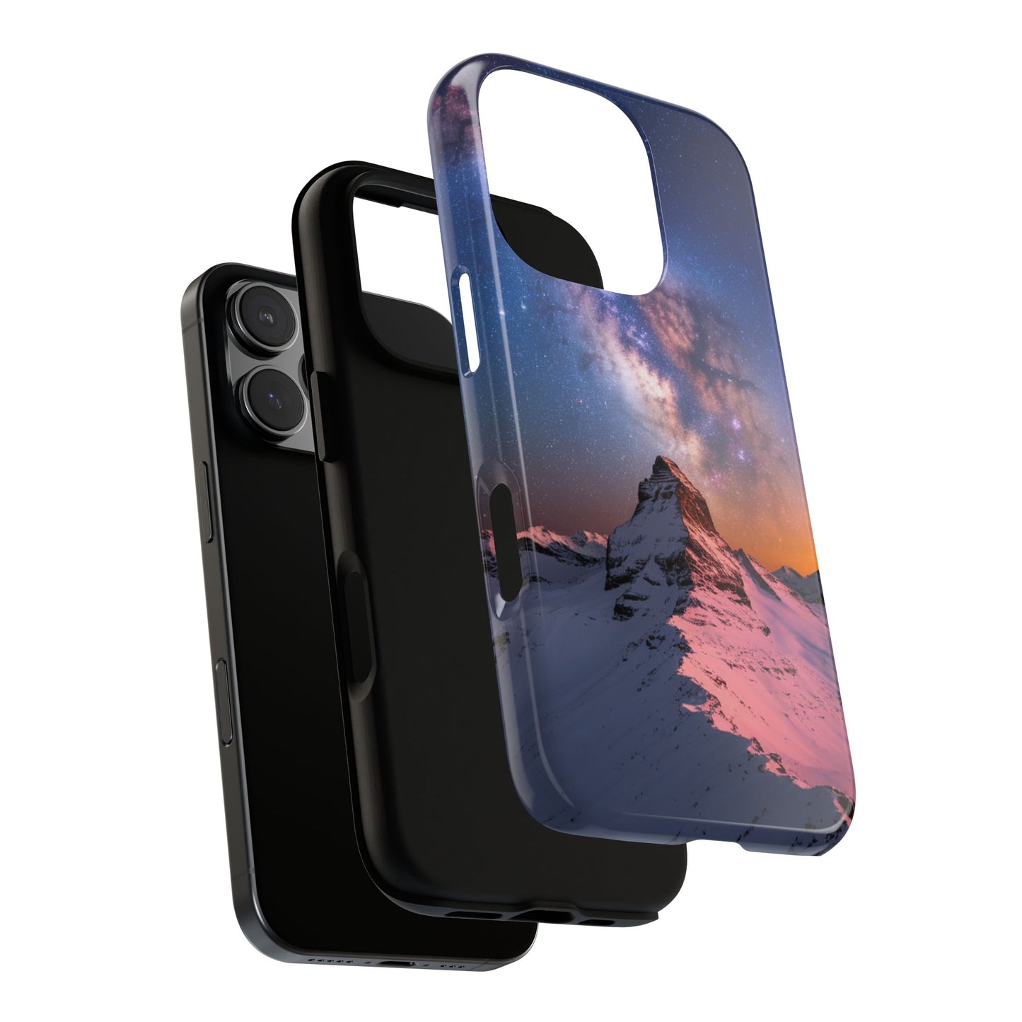 iPhone Case Mountain Top and Milky Way Nature Phone Case Unique Gift