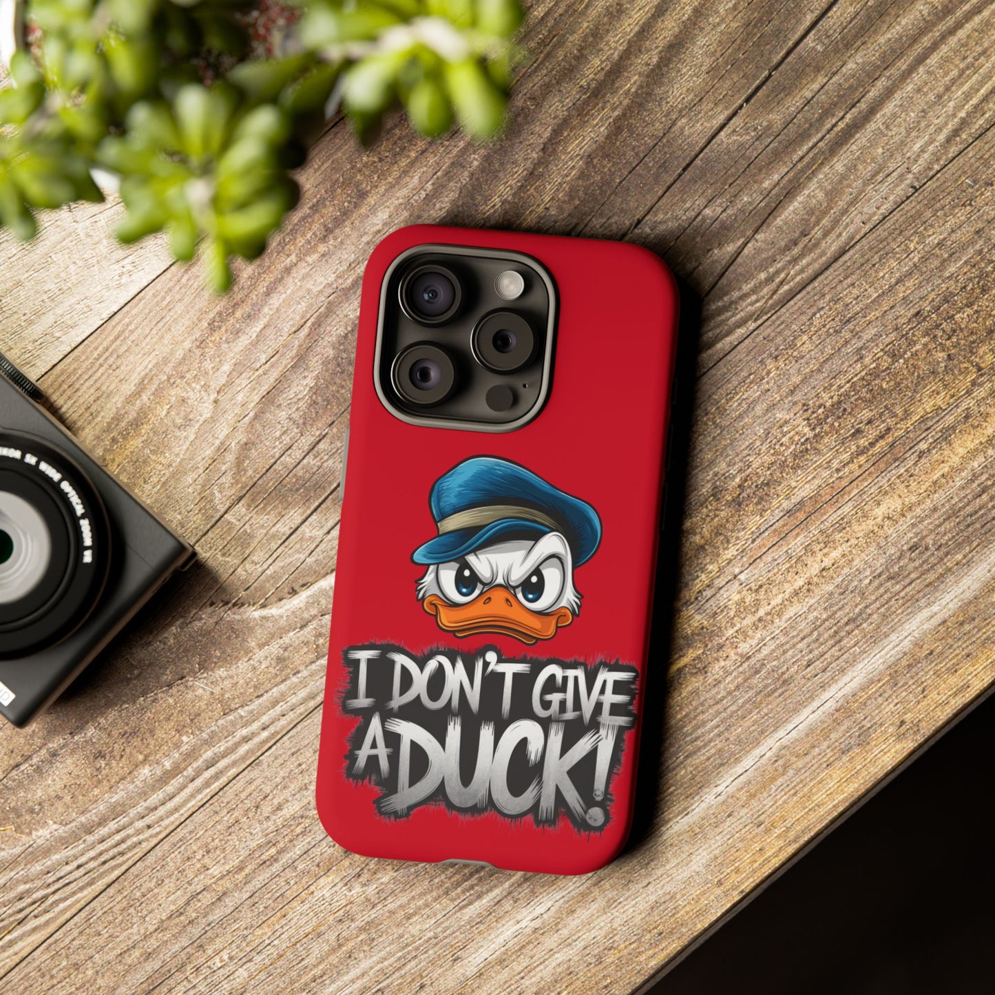 I Don't Give a Duck iPhone Case