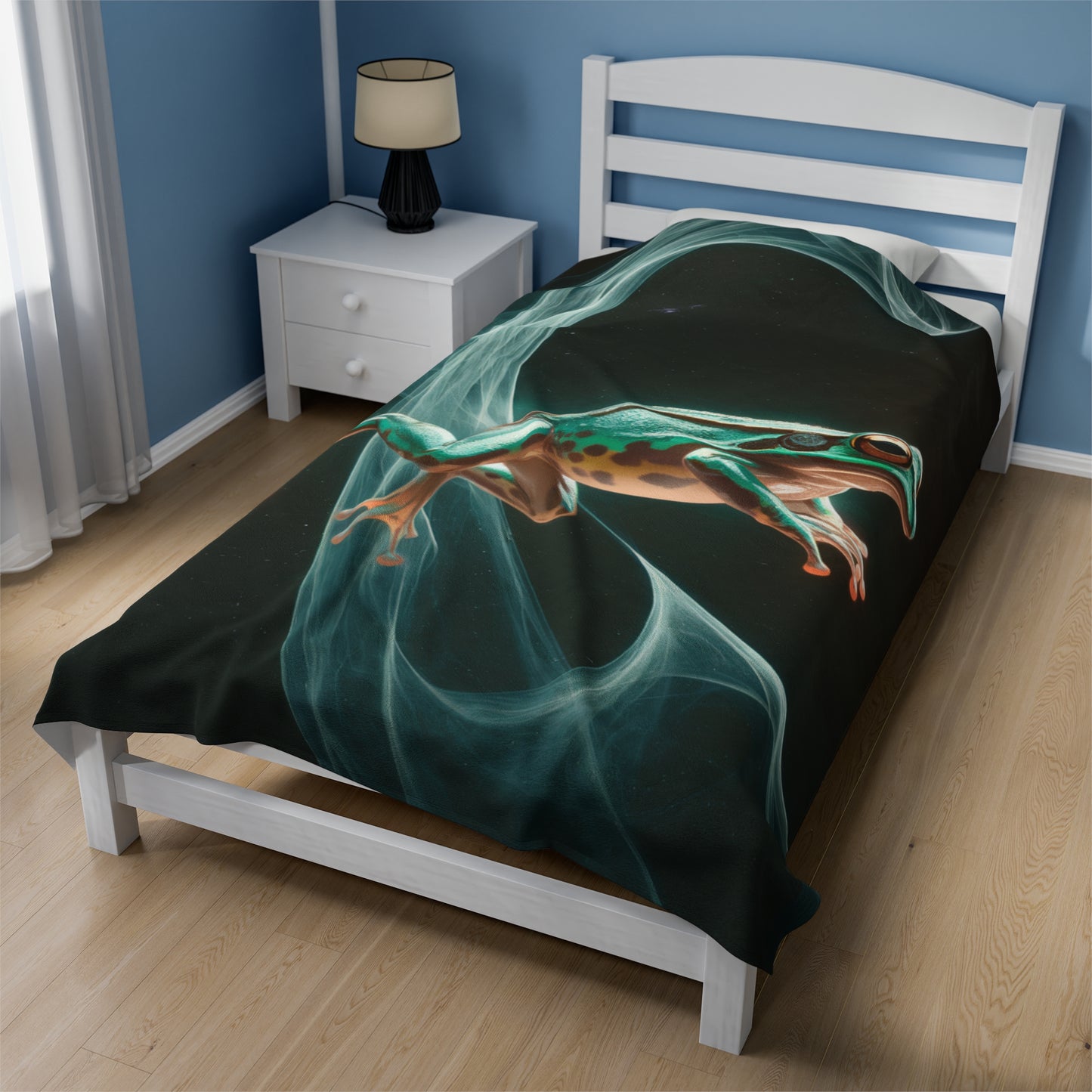 Plush Blanket - Fun Frog Design
