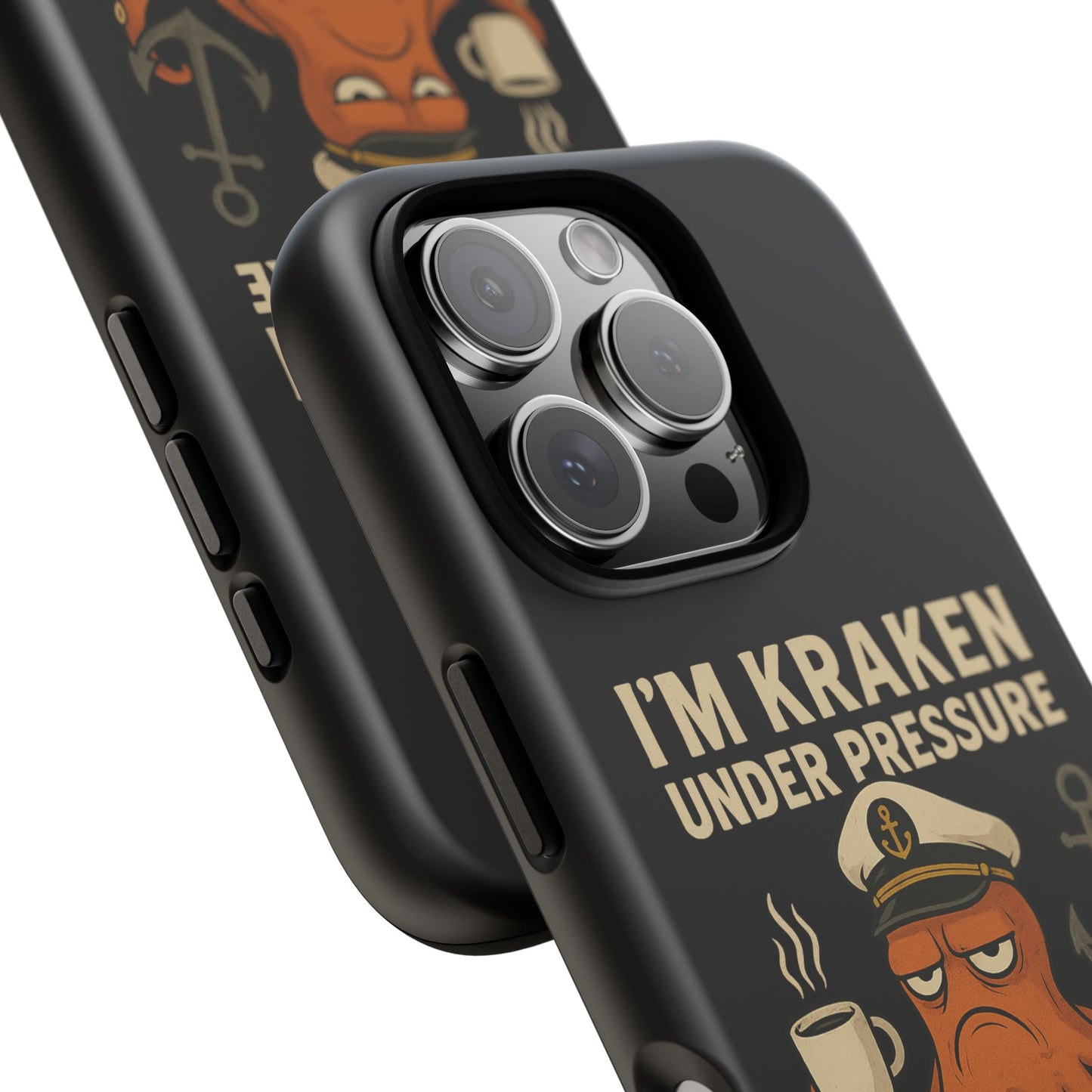 iPhone Case Stressed Octopus 'I'm Kraken Under Pressure' Nautical Phone Case Beach iPhone Case Ocean Themed Case