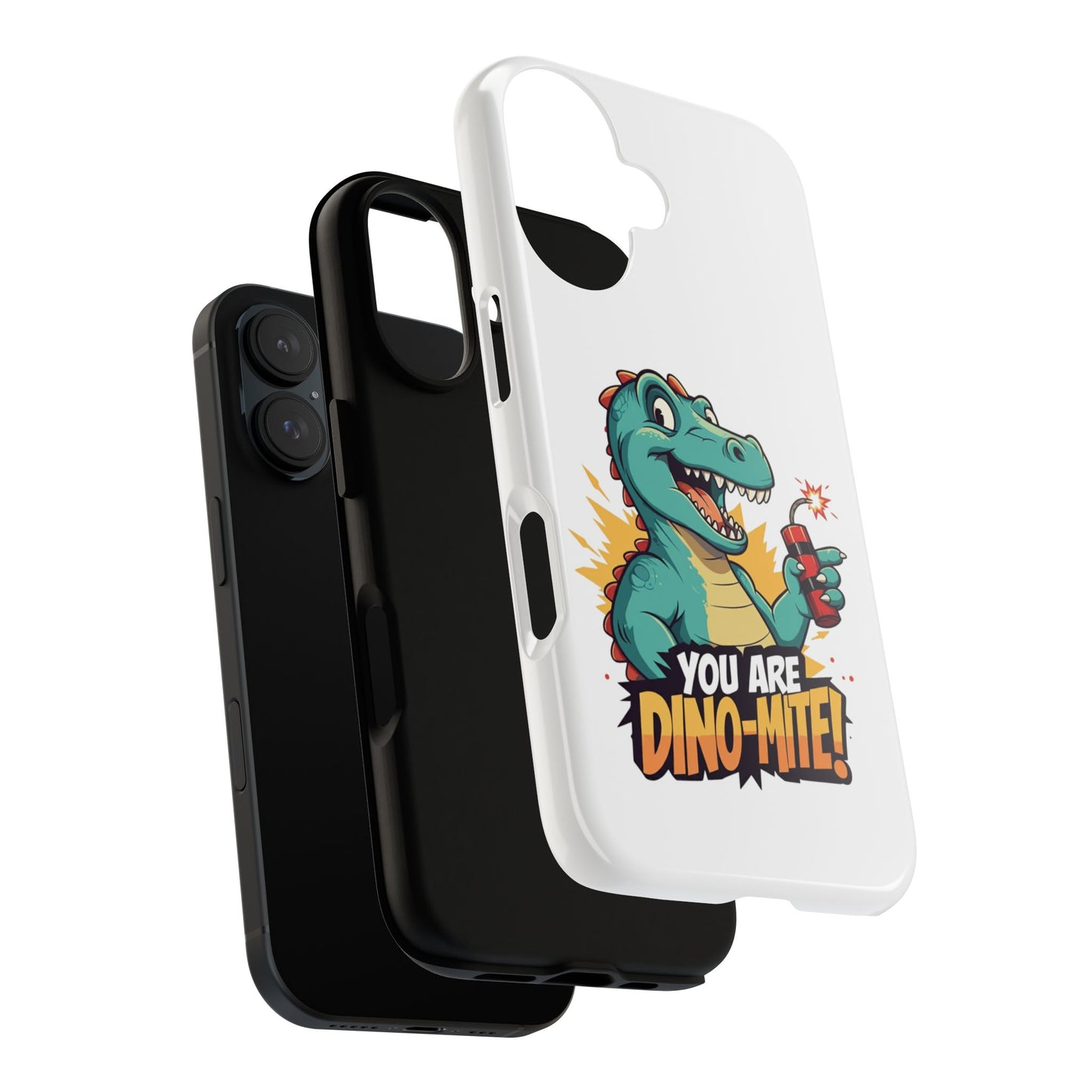 iPhone Case - Dino-Mite Pun Design
