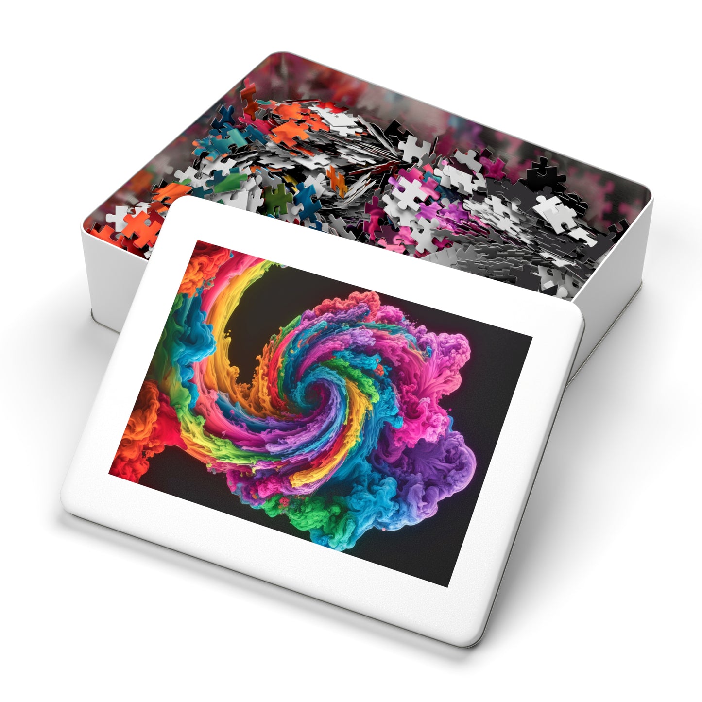 Jigsaw Puzzle - Colorful Swirl Design