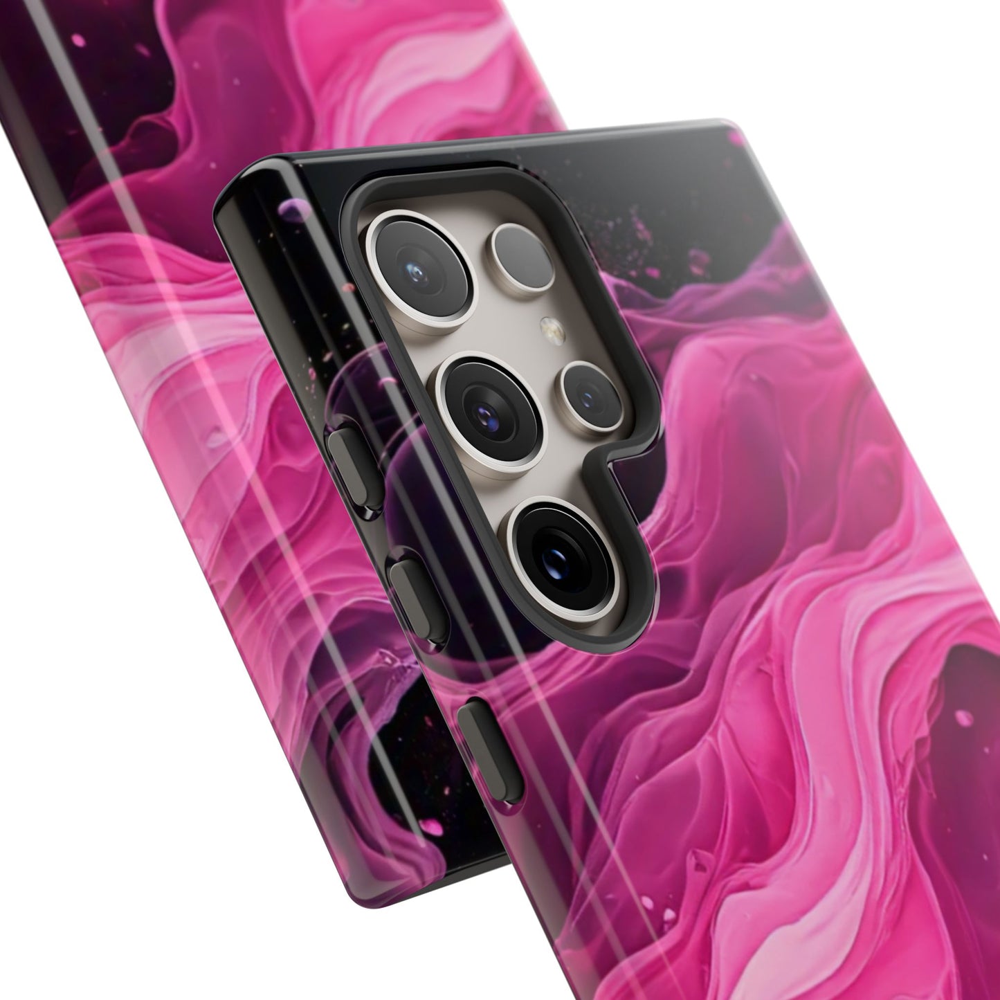 Samsung Galaxy Pink Paint Splash phone cover