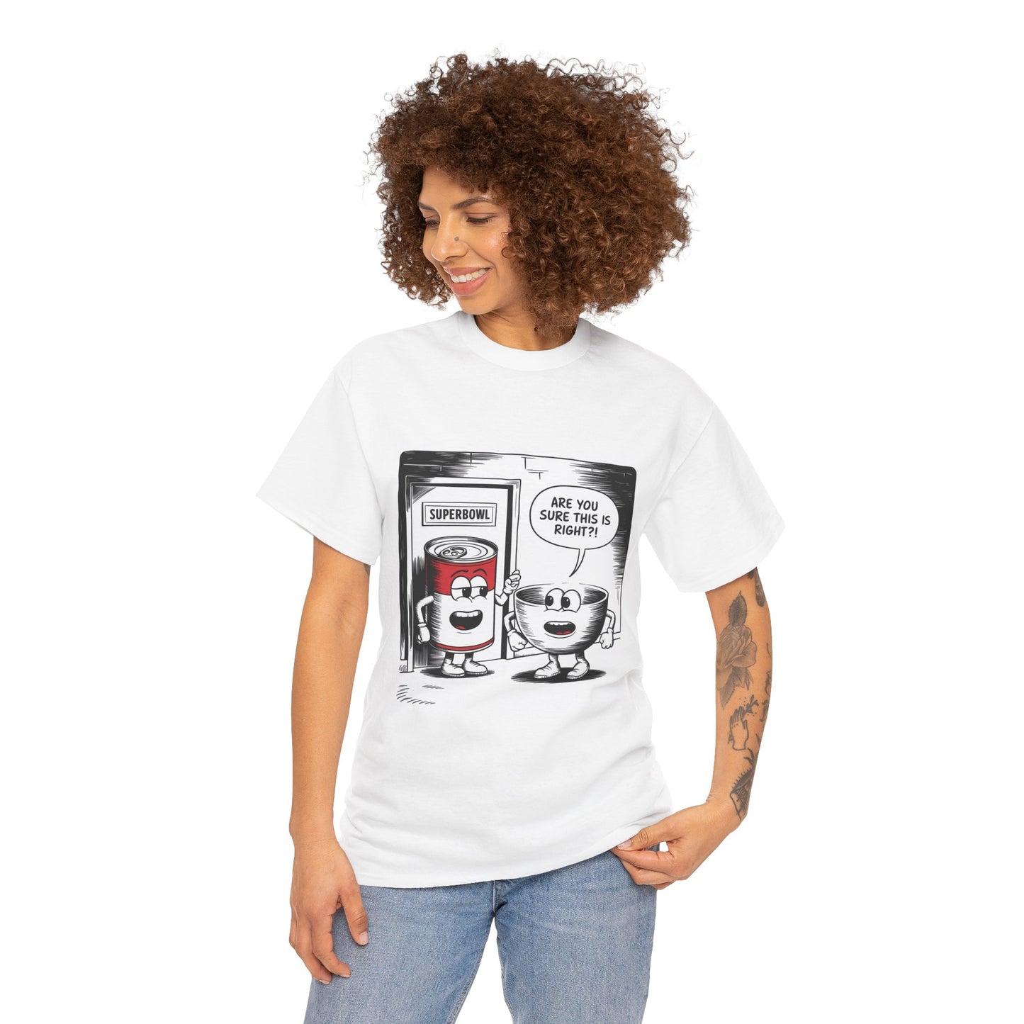 Comic Unisex Tee - Superbowl Design