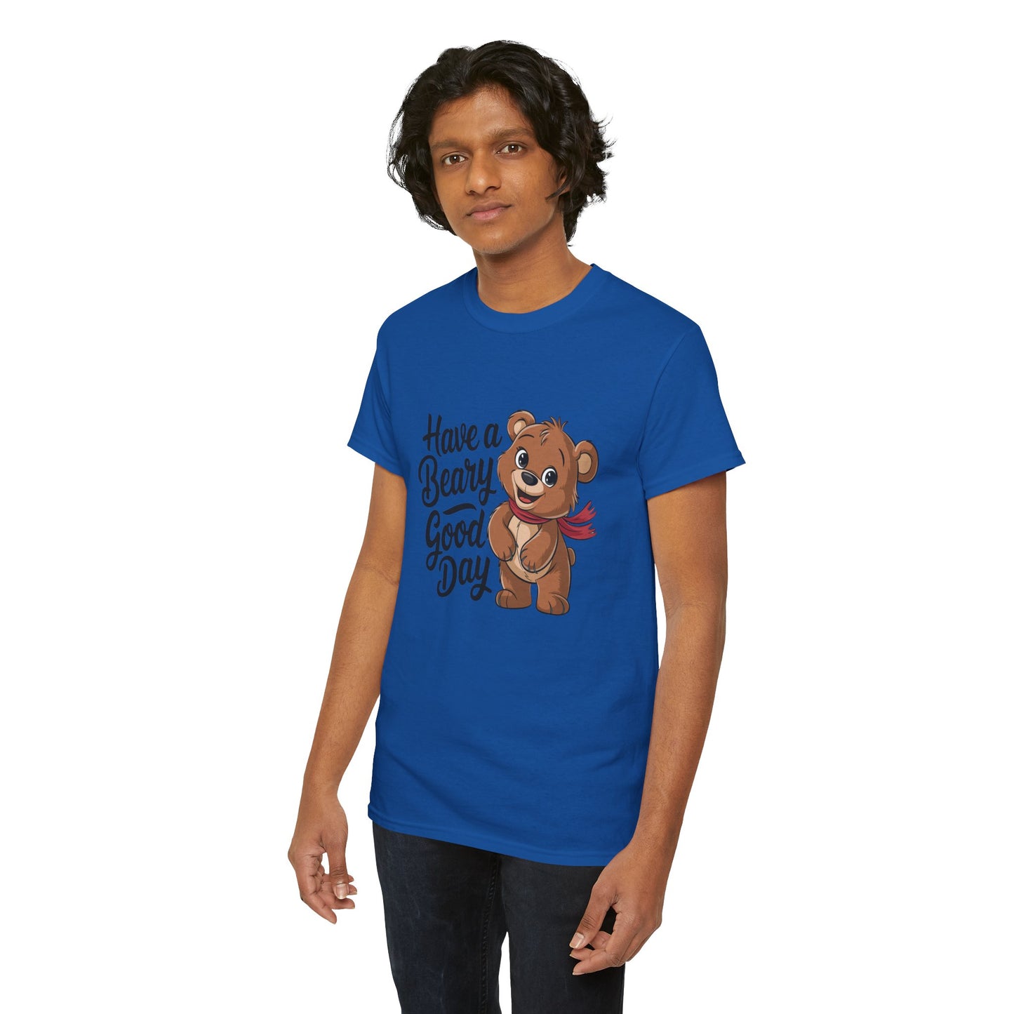 Have a Beary Good Day T-Shirt – Cute Bear Graphic Tee, Punny Animal Shirt, Funny Animal Lover Gift, Happy Positive Vibes Graphic T-Shirt