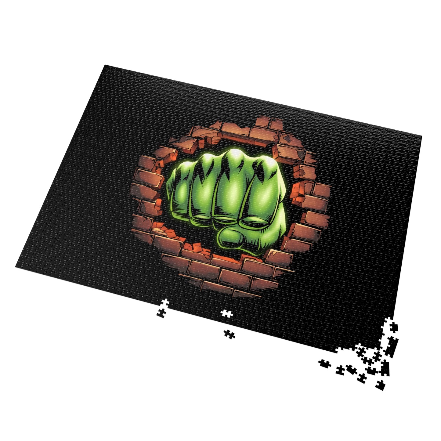 Green Jigsaw Puzzle Comic Book Game Geeky Puzzle for Geeks