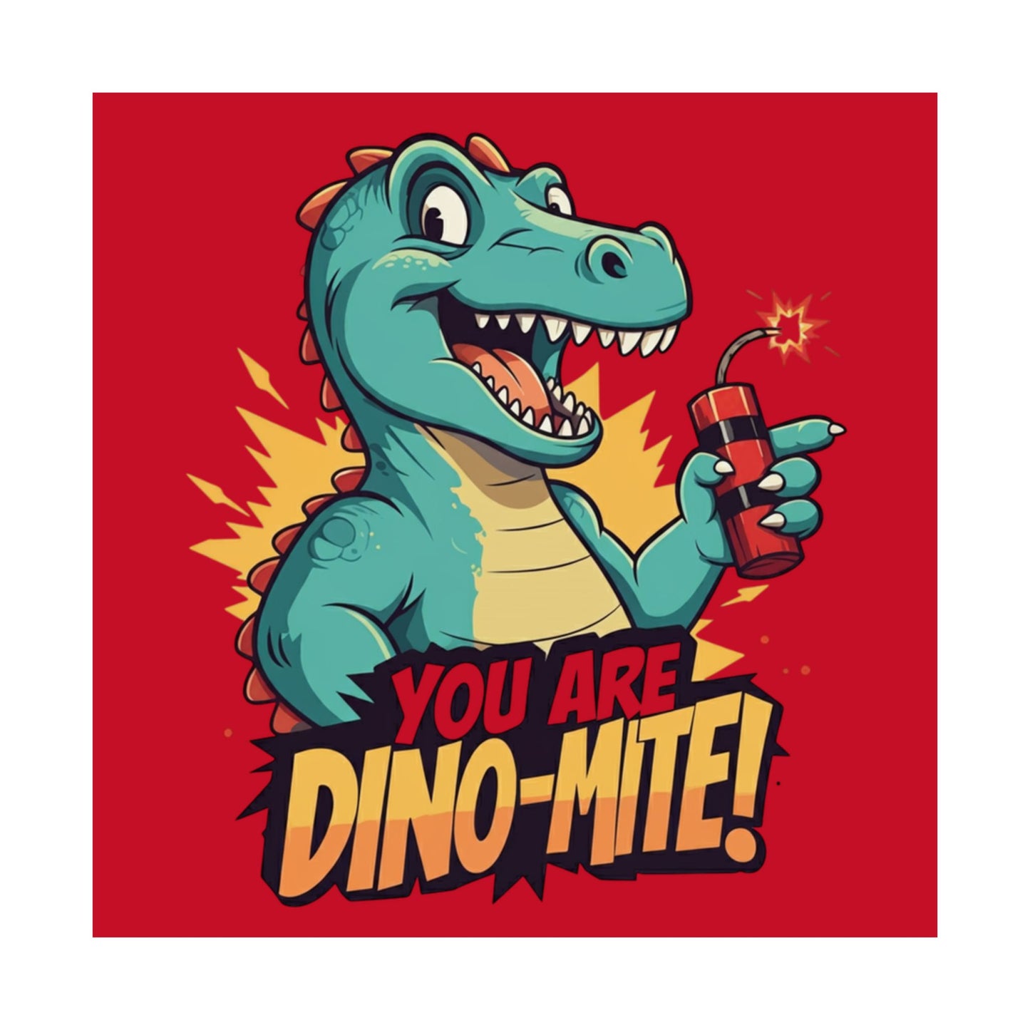 Vertical Poster Dino-Mite Dinosaur