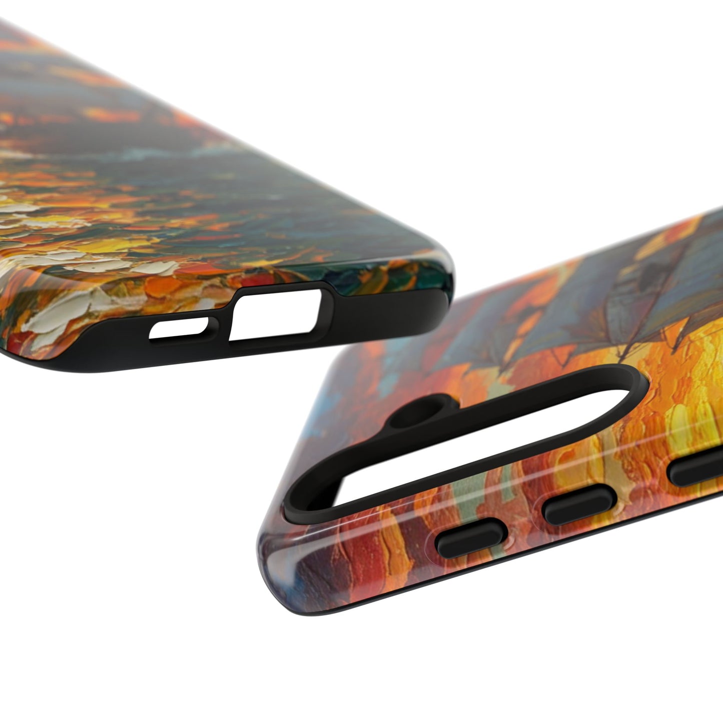 Samsung Galaxy Case - Ship Sailing at Sunset Design