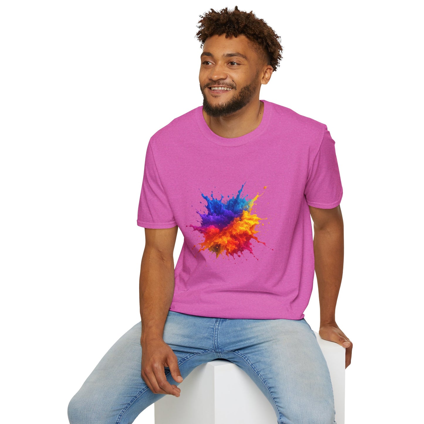 Color Burst Paint Splash Shirt – Vibrant Abstract Art Tee for Creatives & Color Lovers Colorful Apparel