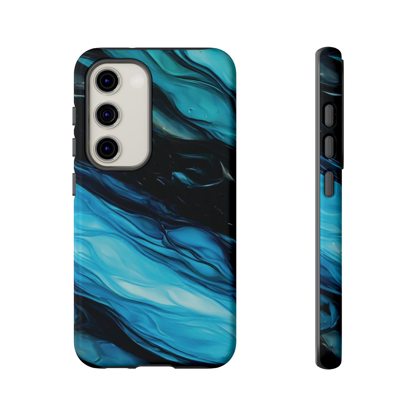 Samsung Galaxy Blue Splash Phone Case