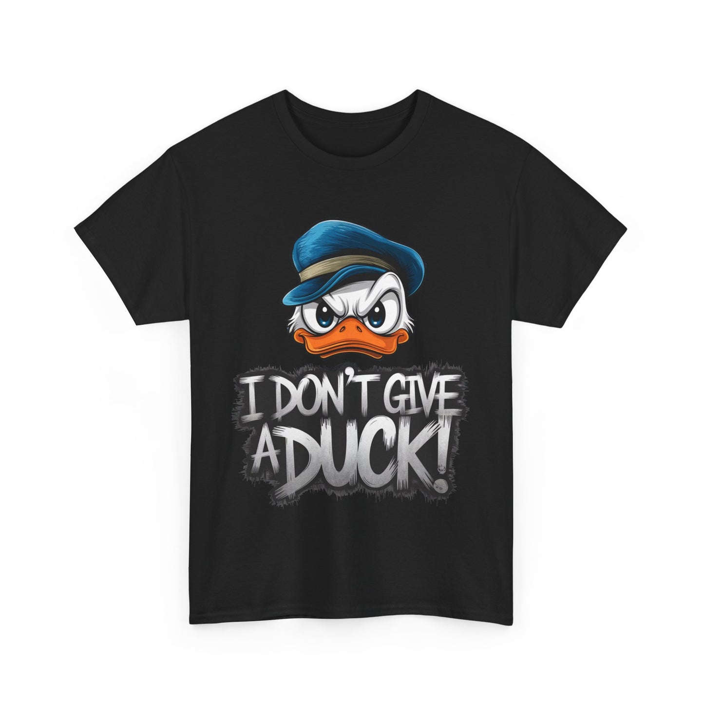 I Don’t Give a Duck Shirt – Funny Grumpy Duck Tee – Sarcastic Animal Graphic Shirt – Unisex Gift for Duck Lovers & Meme Fans