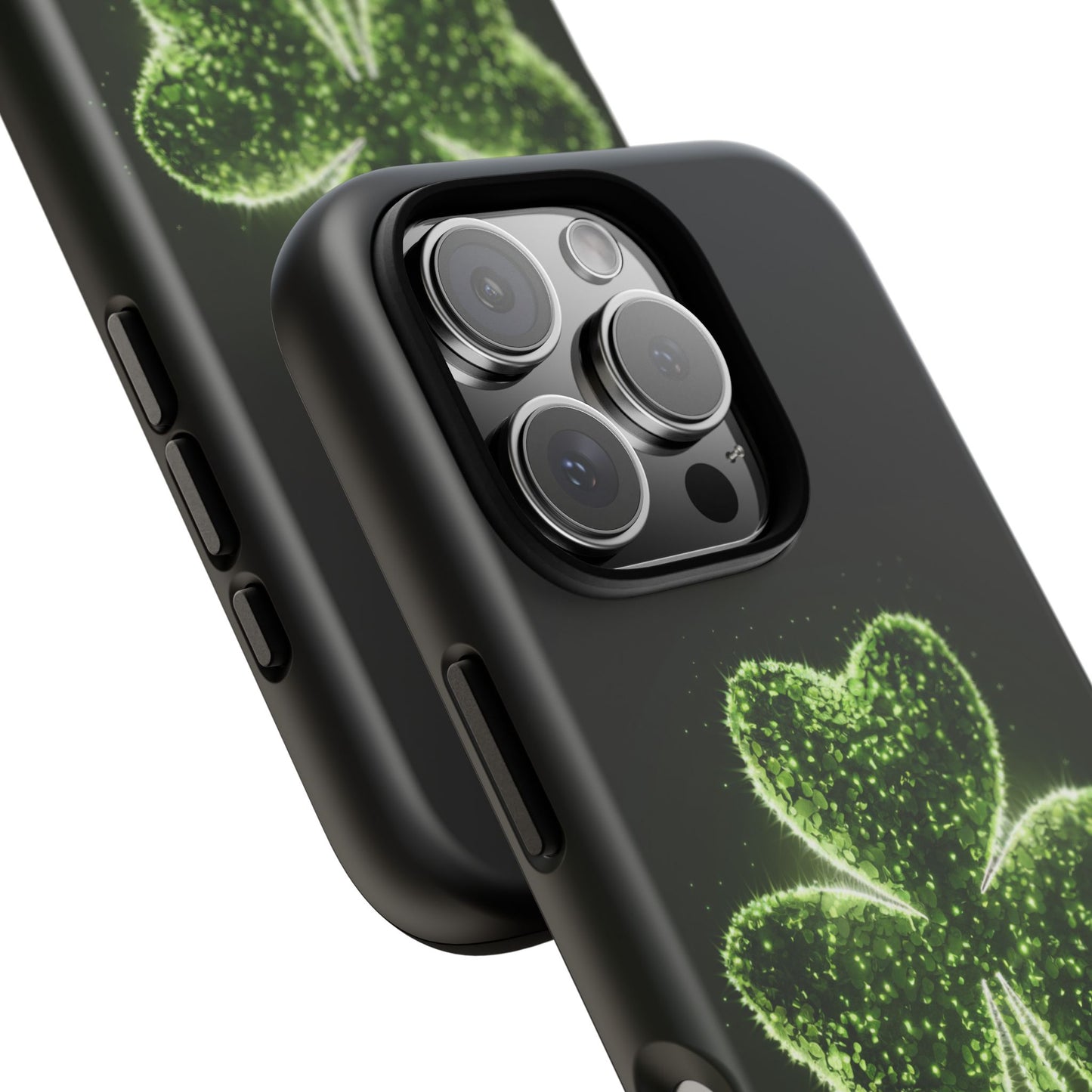iPhone Tough Case - Shiny Shamrock Design