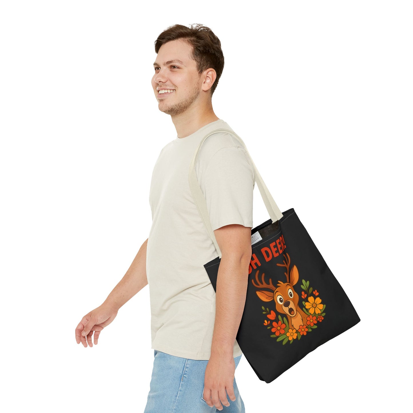 Oh Deer Tote Bag Wildlife Bag Deer Tote Nature Bag Grocery Bag Reusable Tote
