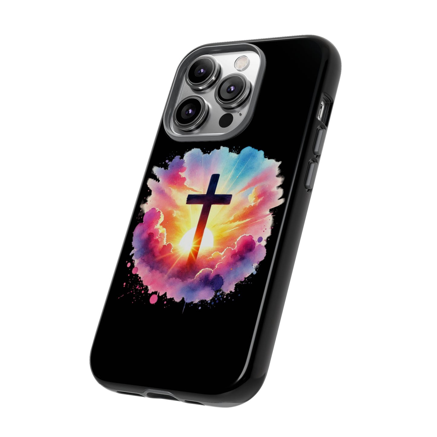 Inspirational Cross iPhone Case Christian Phone Case Easter iPhone Case Faith Based Case Easter iPhone Case