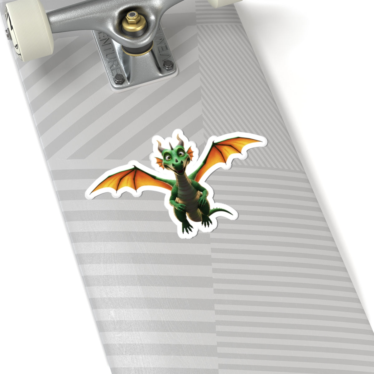 Cute Fantasy Dragon Sticker | Waterproof Vinyl Kiss-Cut Decal for Laptops, Water Bottles, Journaling & D&D Gifts
