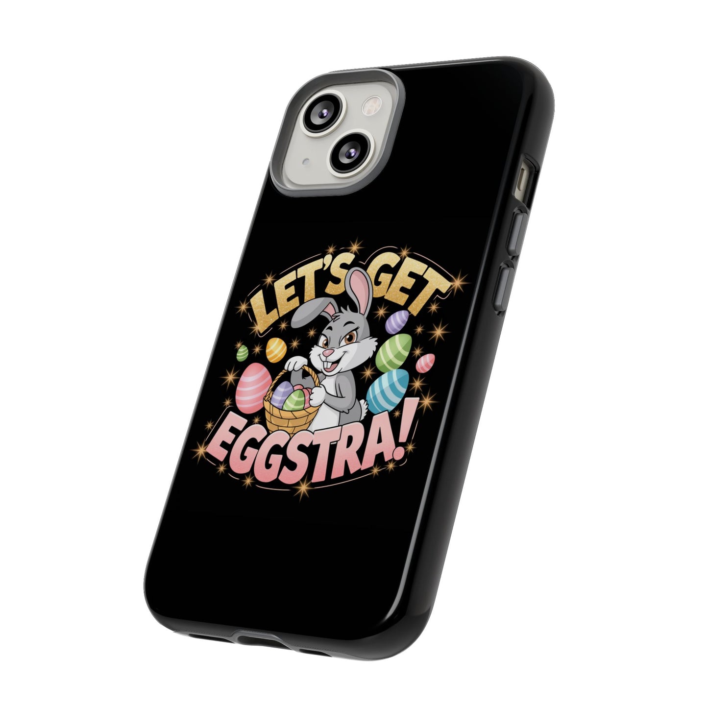 iPhone Case Easter Bunny 'Let's Get Eggstra Phone Case Easter iPhone Case