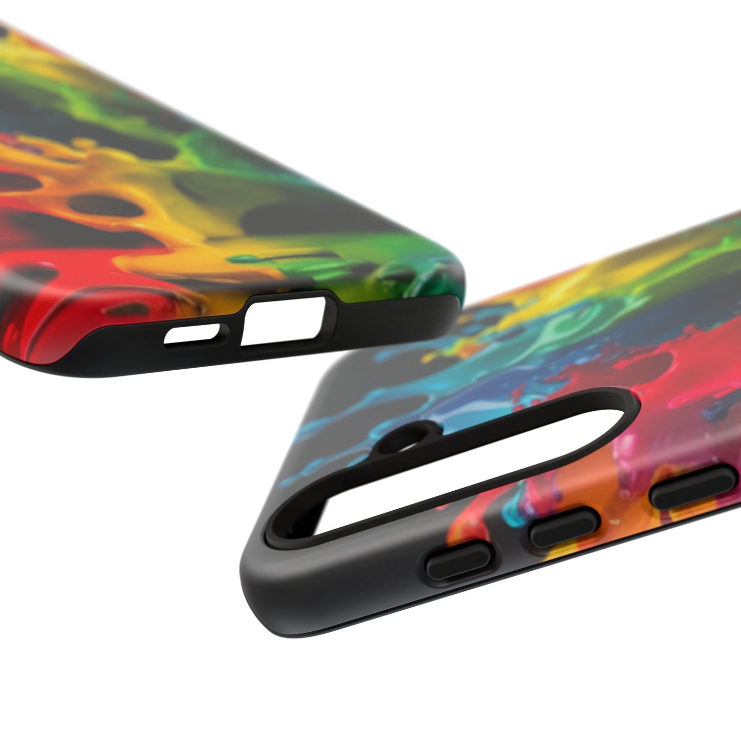 Vibrant Splash Samsung Phone Case - Tough Spectrum Splash Samsung Case