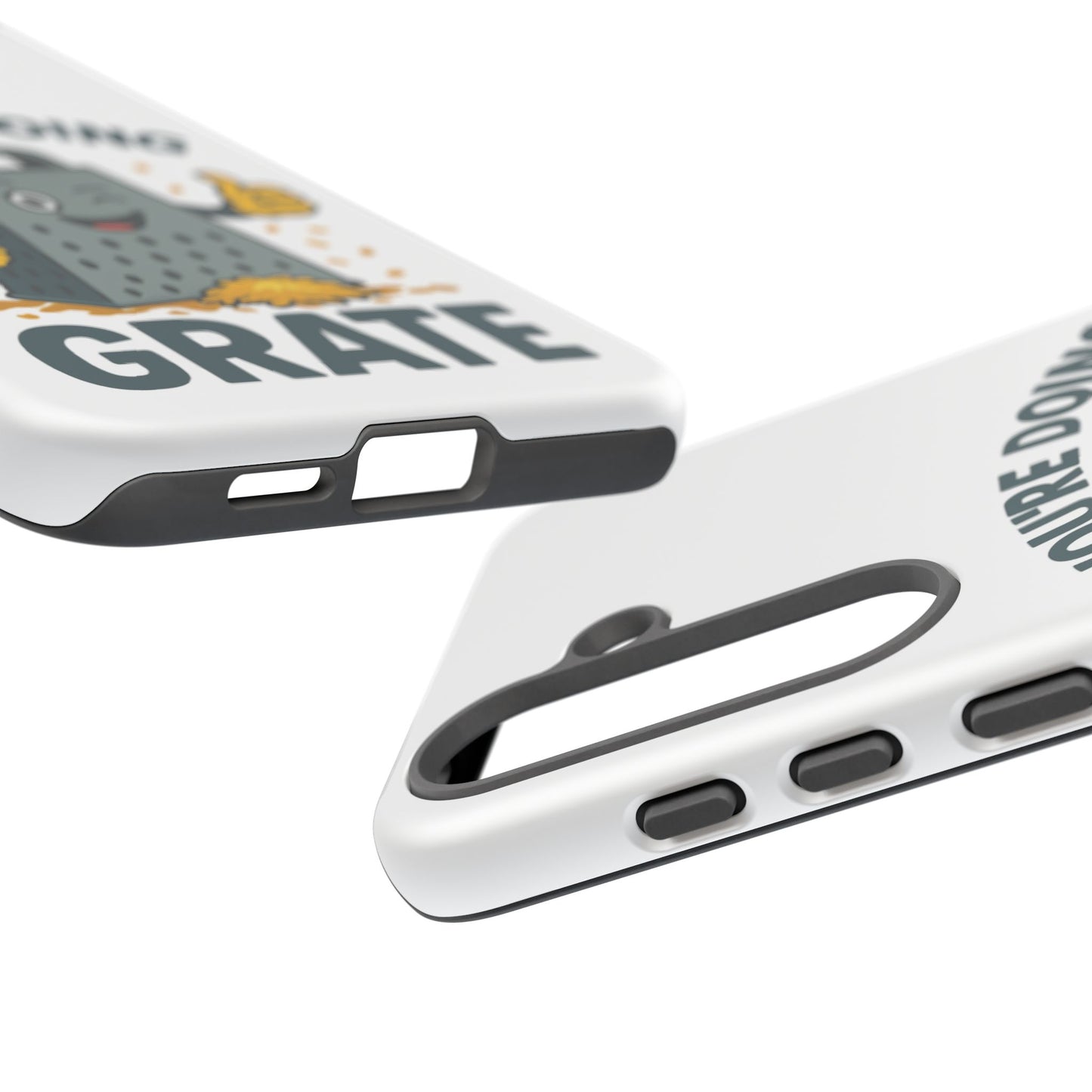 Samsung Tough Case - 'You're Doing Grate' Cheese Grater Design Phone Case for Chefs Foodie Accessory