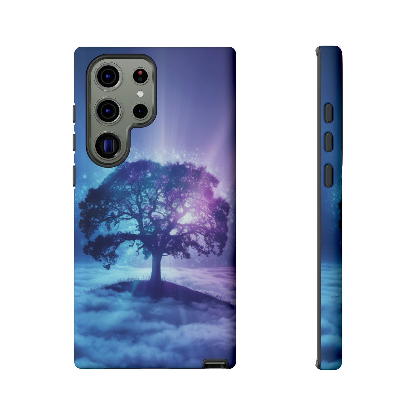 Samsung Phone Case - Dreamy Tree in the Clouds Design