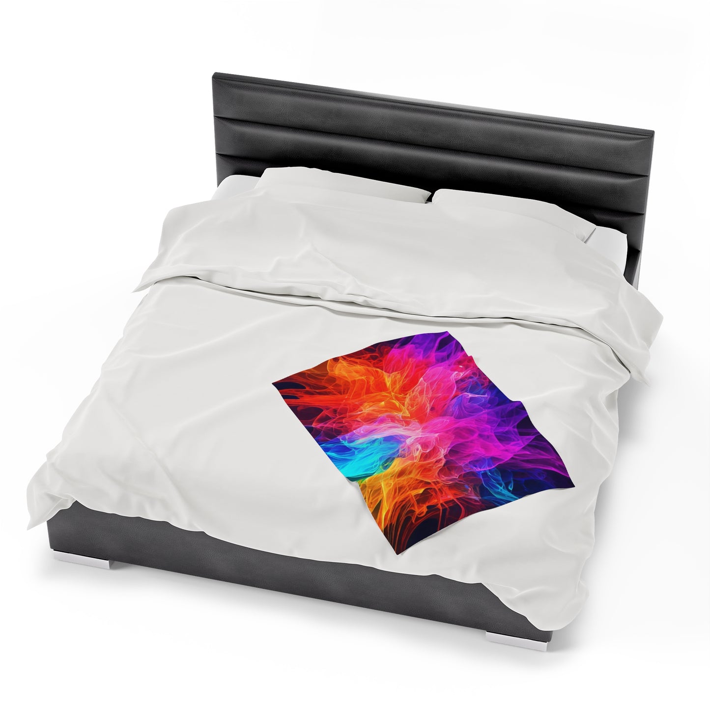 Plush Blanket Color Splash Design