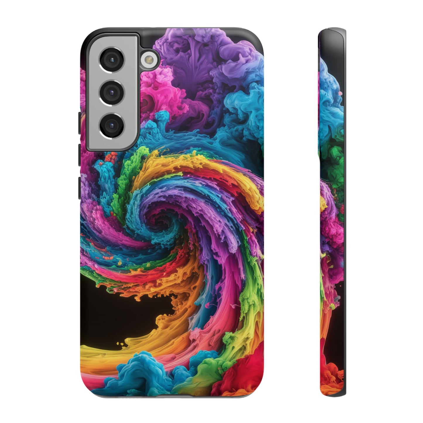 Phone Case - Colorful Swirl Design for Samsung Galaxy