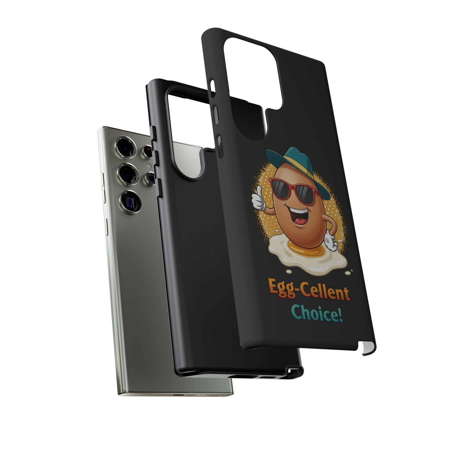 Samsung Phone Case - Egg-Cellent Choice Pun Design