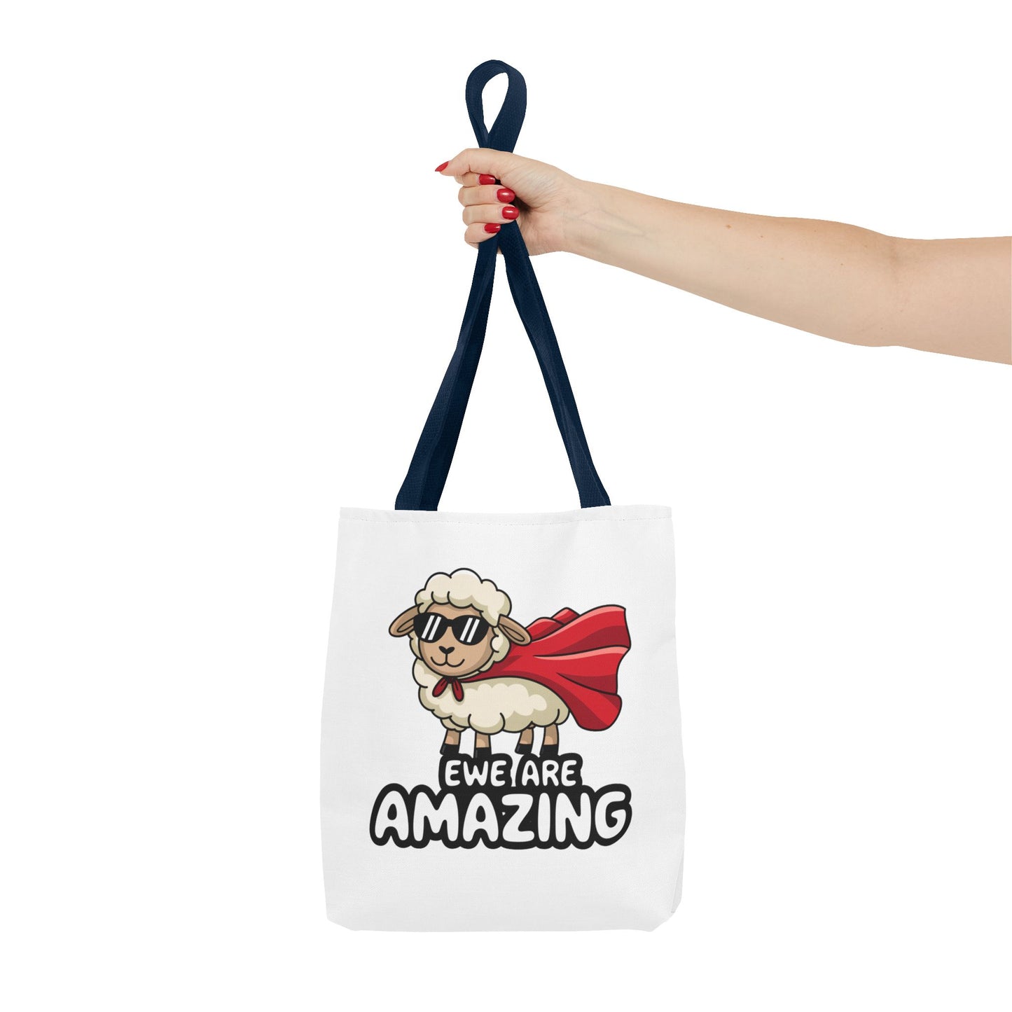 Sheep Tote Bag - Ewe Are Amazing Inspirational Bag Everyday Tote Funny Bag