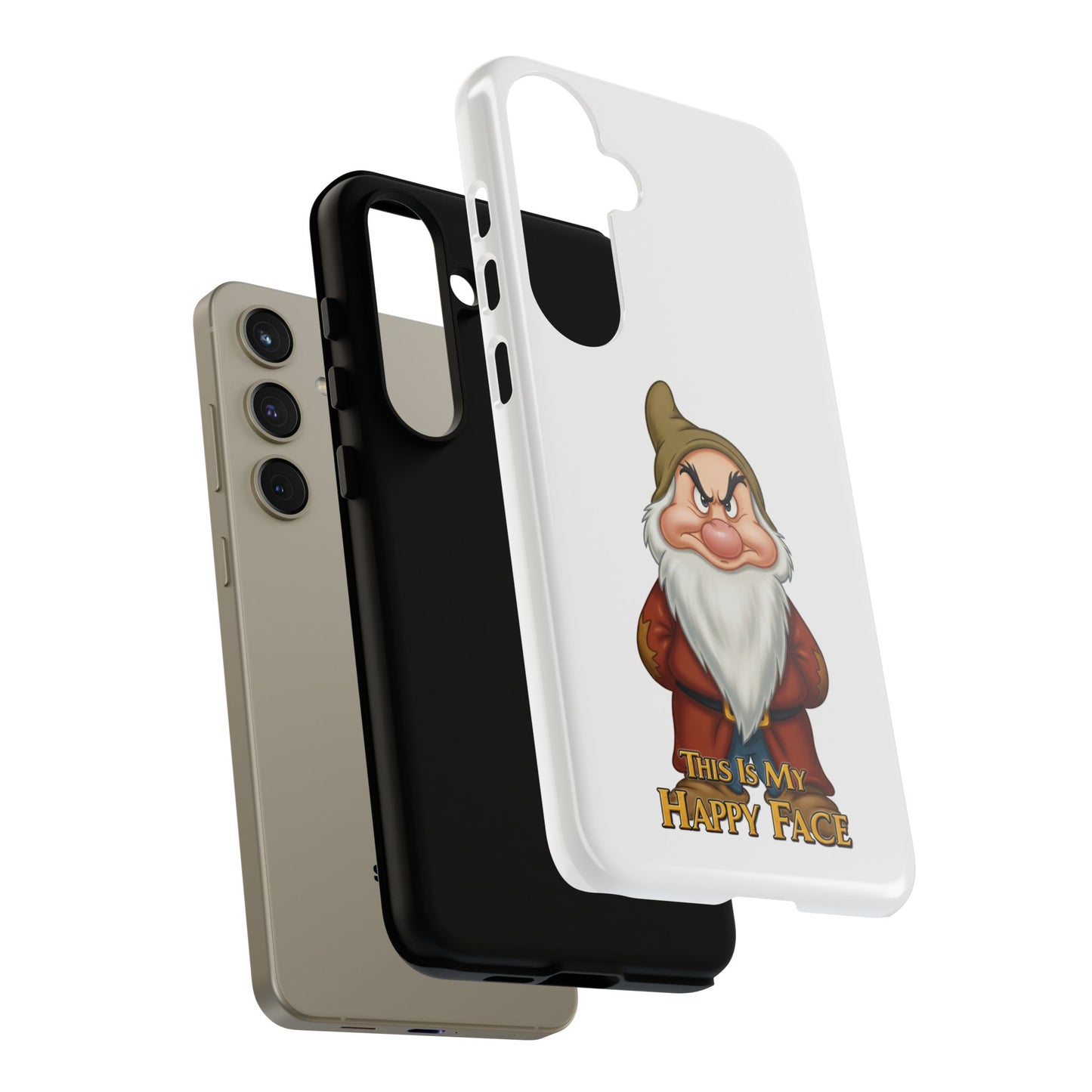 Samsung Phone Case - Grumpy Dwarf 'This is My Happy Face'