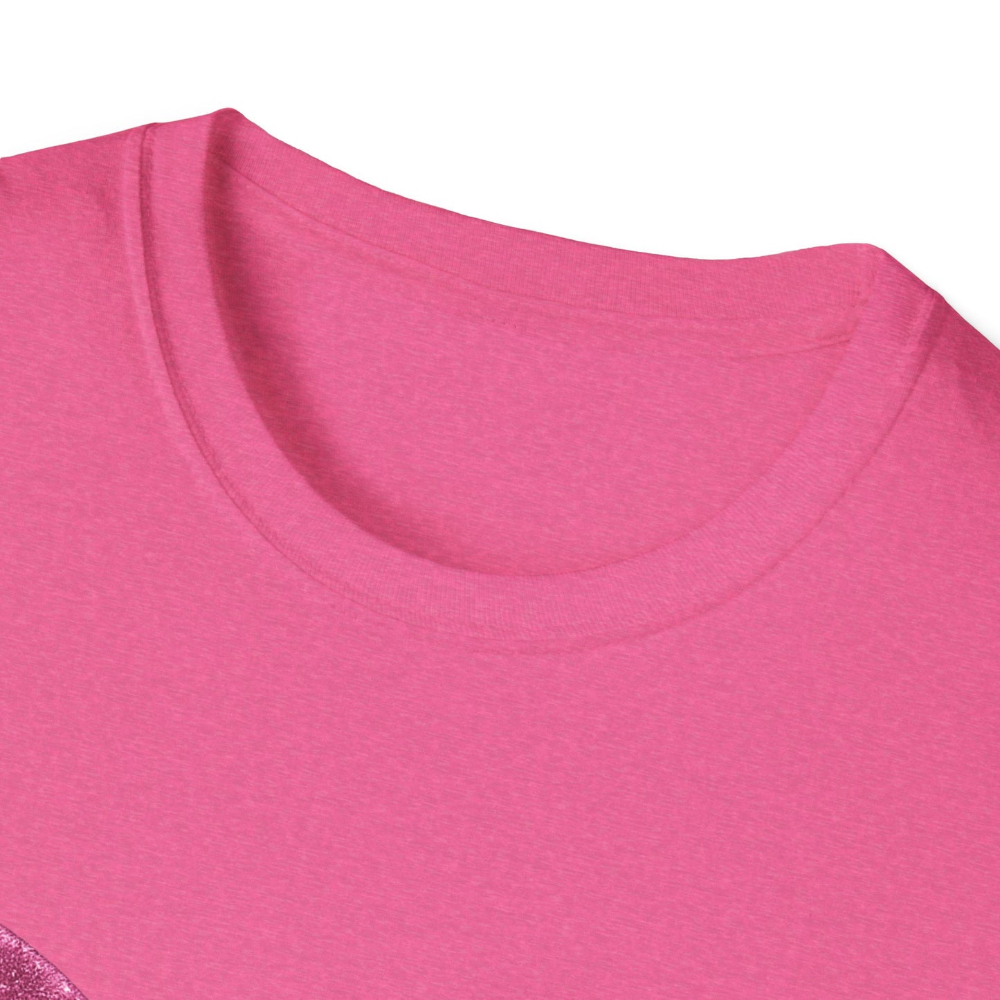 Feminine Pink Bow Graphic Tee | Coquette Bow T-Shirt | Sparkly Ribbon Shirt for Soft Girl Aesthetic | Gift for Her