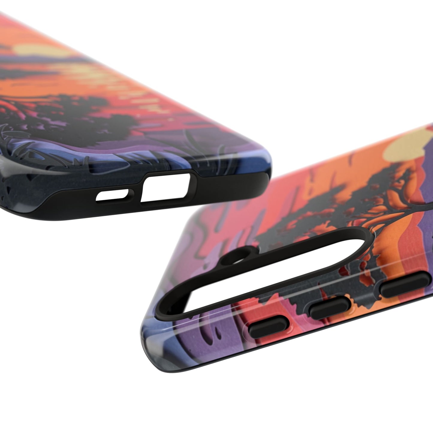 Samsung Galaxy Case - Colorful Paper Art Sunset