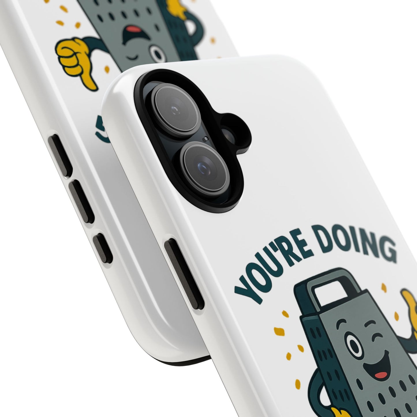 iPhone Case, You're Doing Grate Cheese Phone Case Funny iPhone Case Gift for Foodie Chef Case