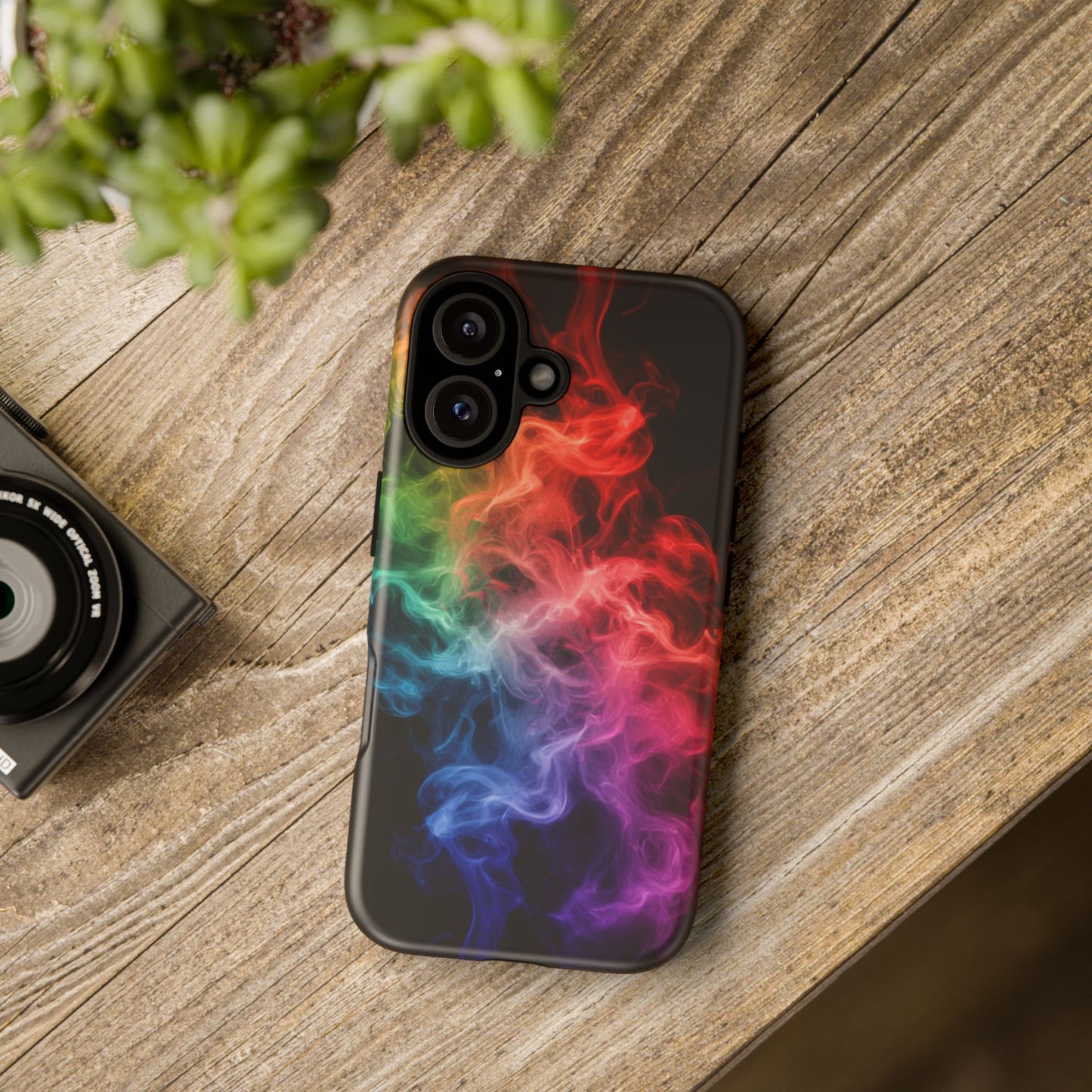 iPhone Case - Colorful Smoke Design