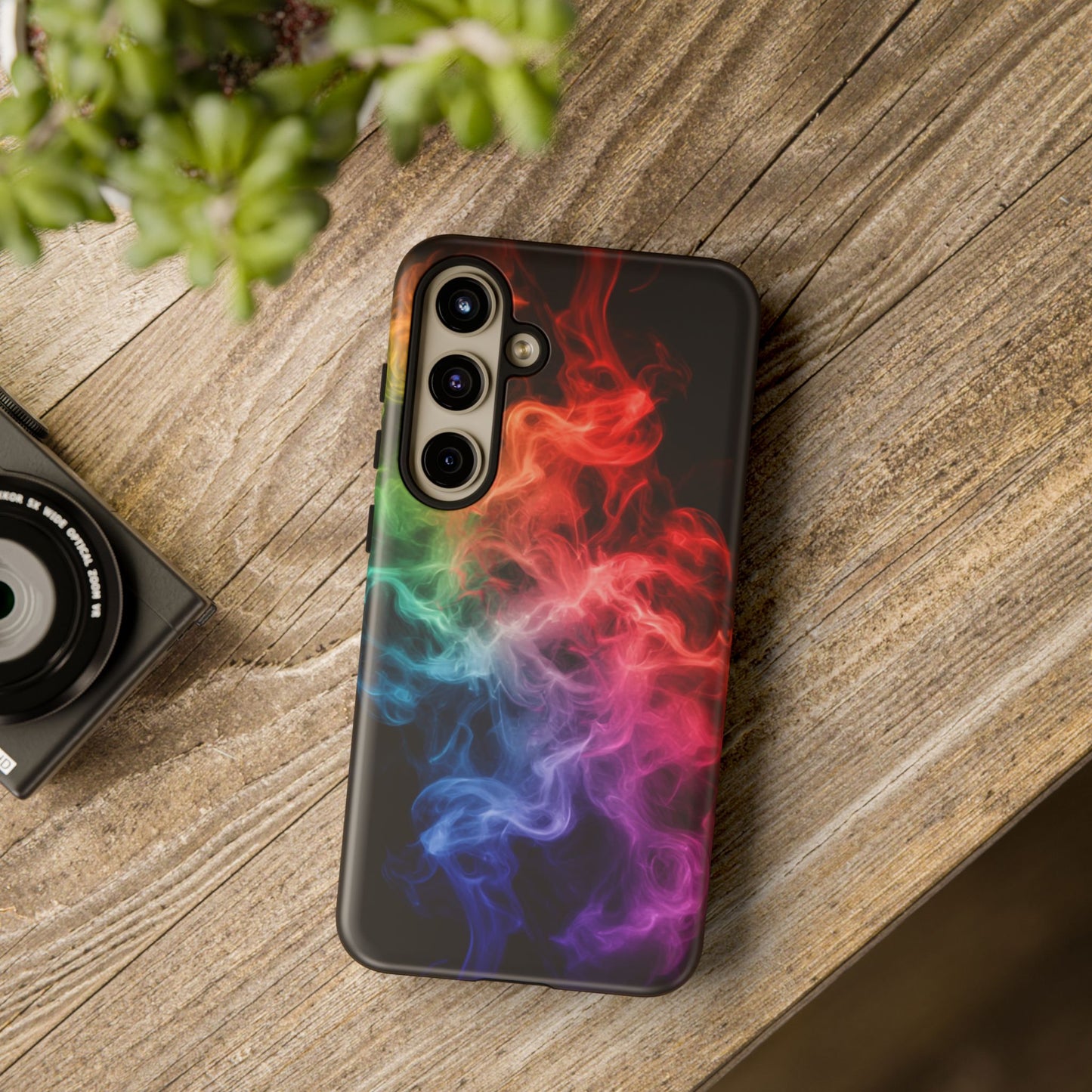Samsung Galaxy Tough Case with Colorful Smoke Design