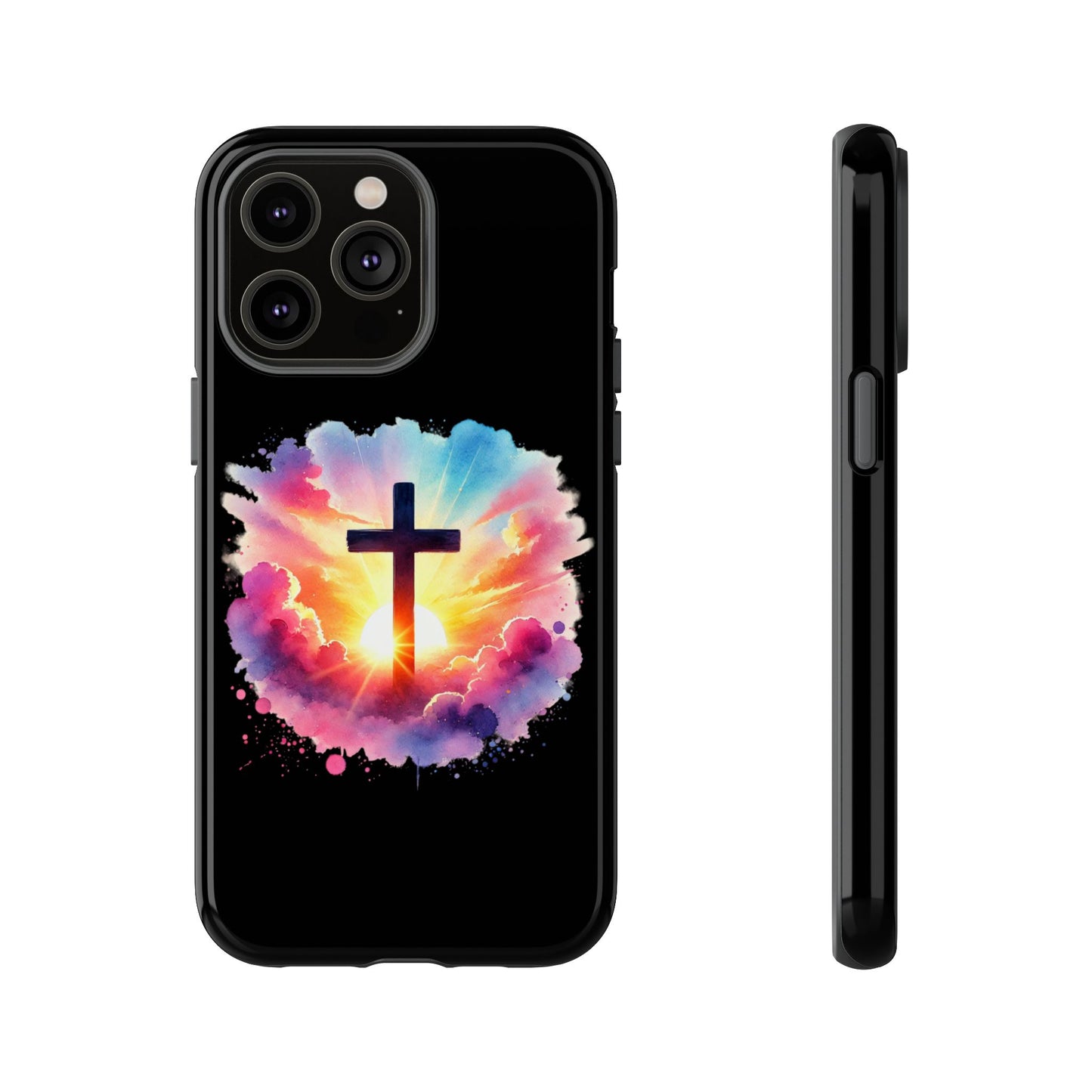 Inspirational Cross iPhone Case Christian Phone Case Easter iPhone Case Faith Based Case Easter iPhone Case