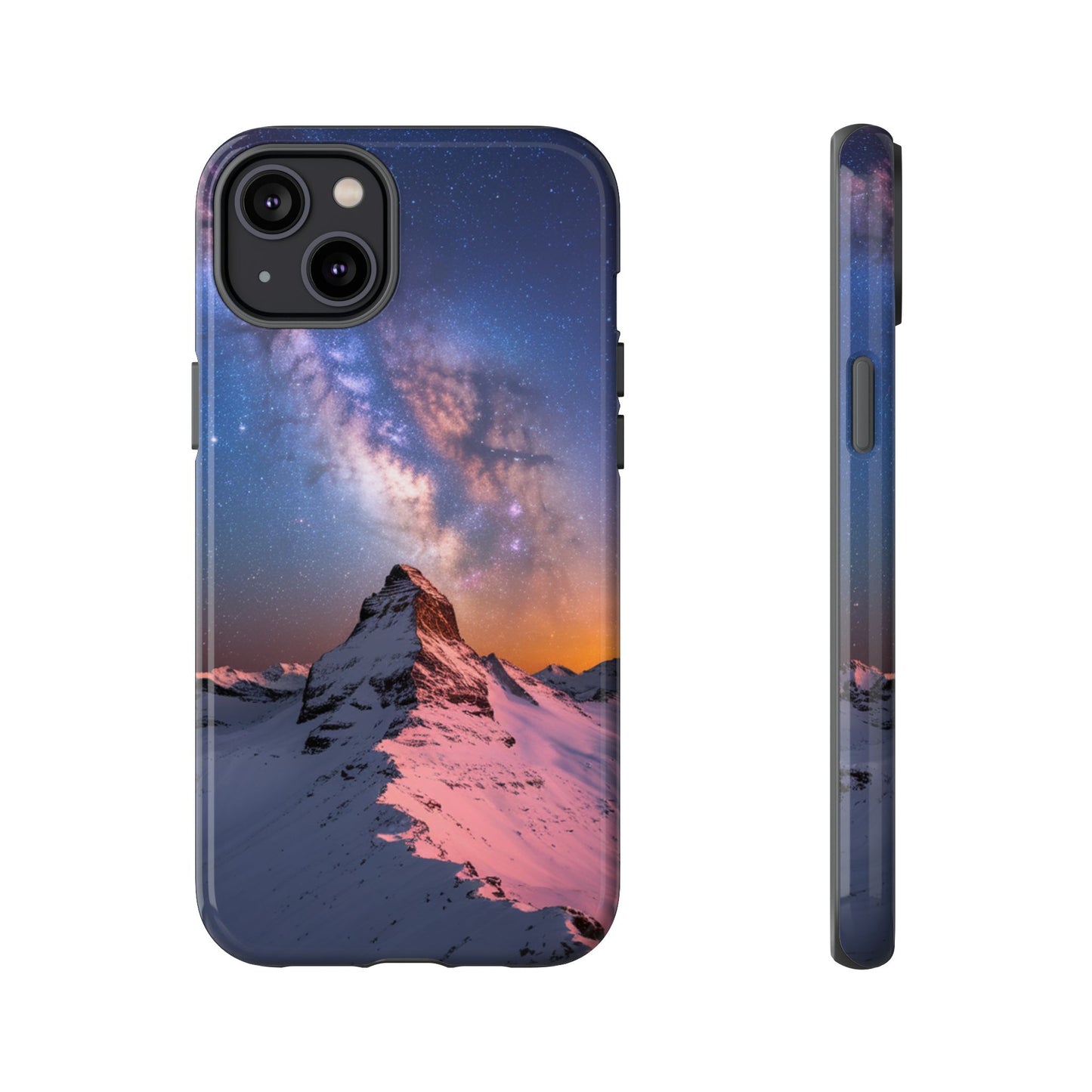 iPhone Case Mountain Top and Milky Way Nature Phone Case Unique Gift