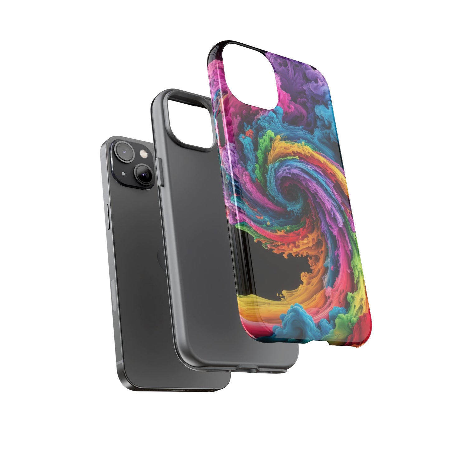iPhone Case - Colorful Swirl Design