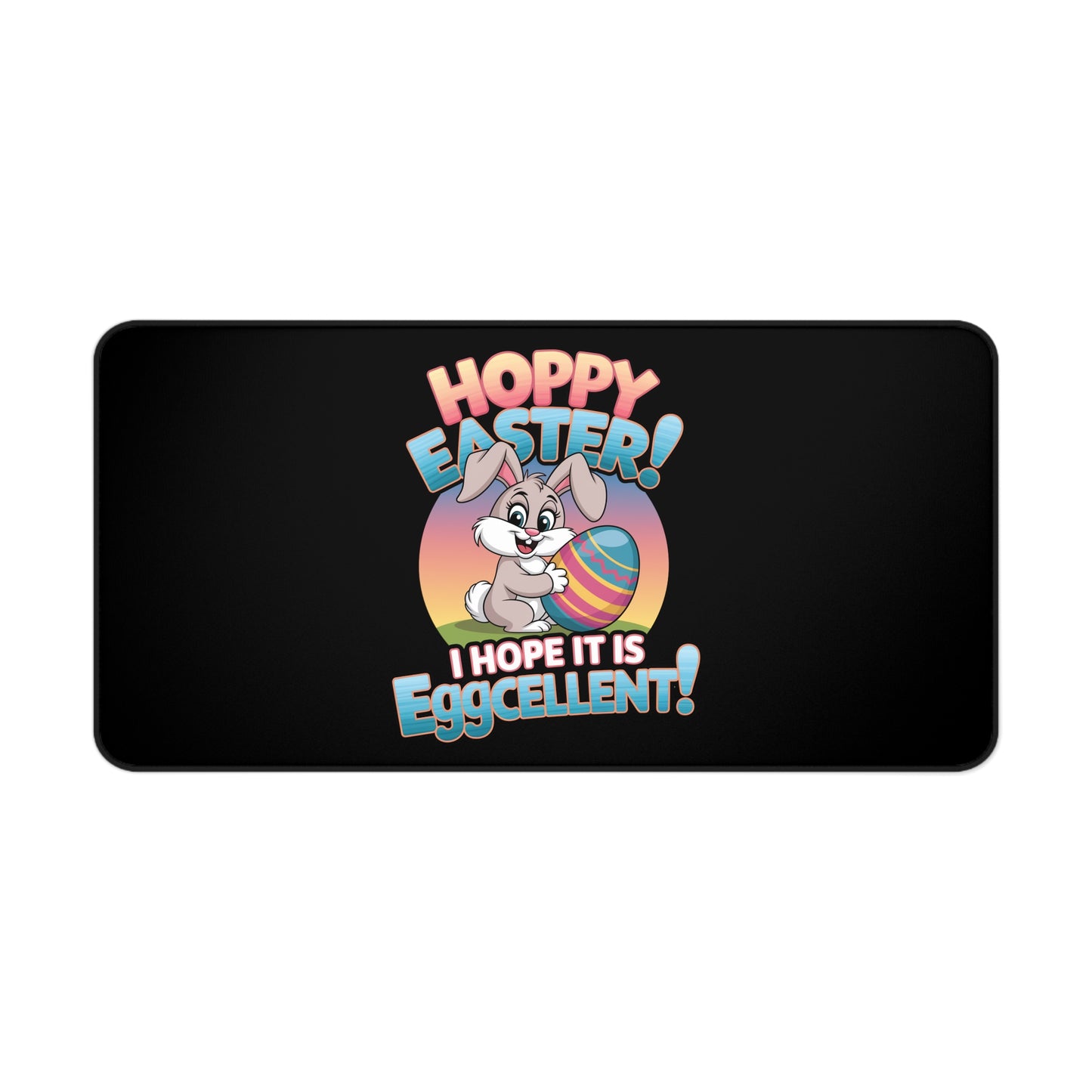 Easter Bunny Desk Mat Easter Mouse Pad Easter Decor Easter Bunny Office Decoration