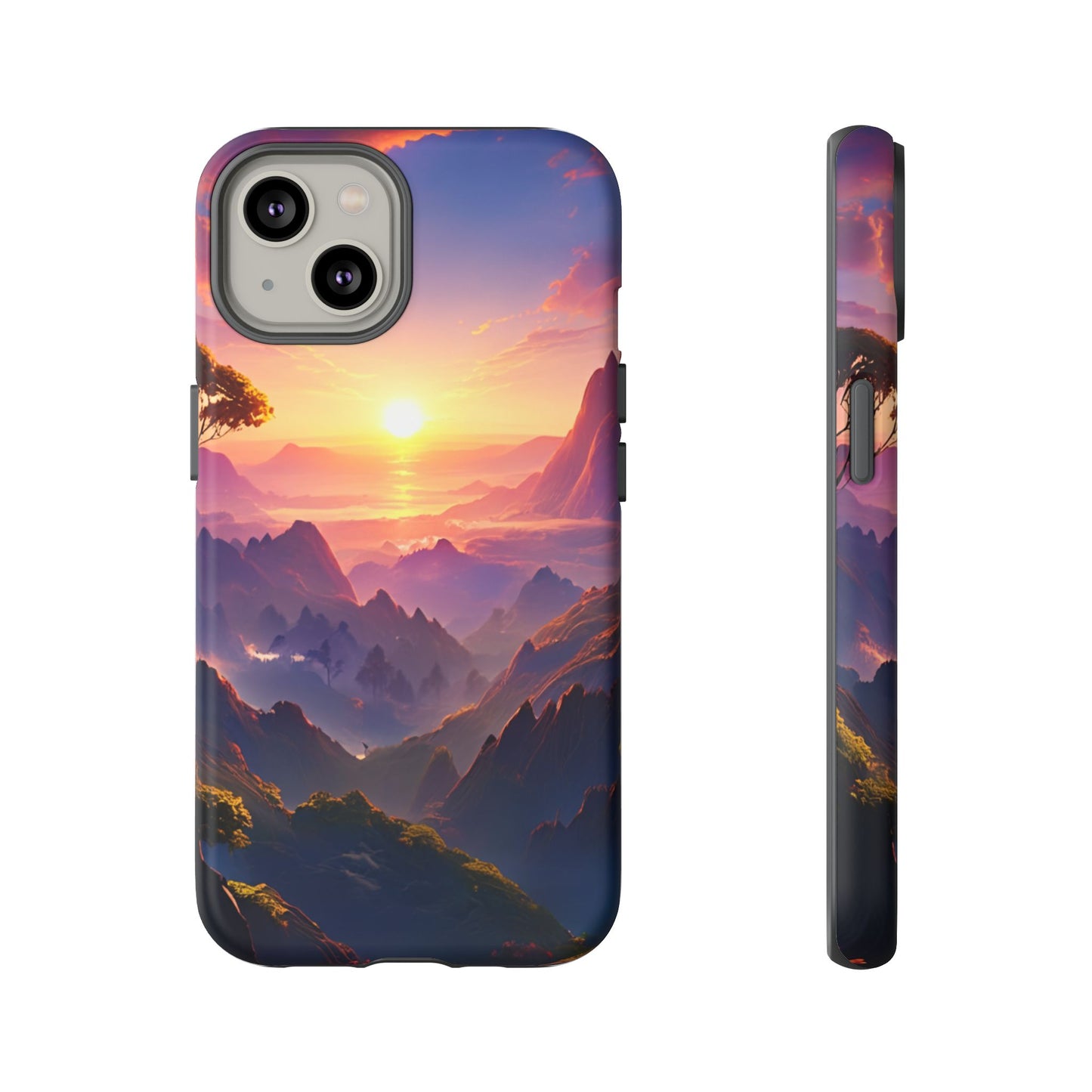 iPhone Tough Case - Artistic Sunset Landscape