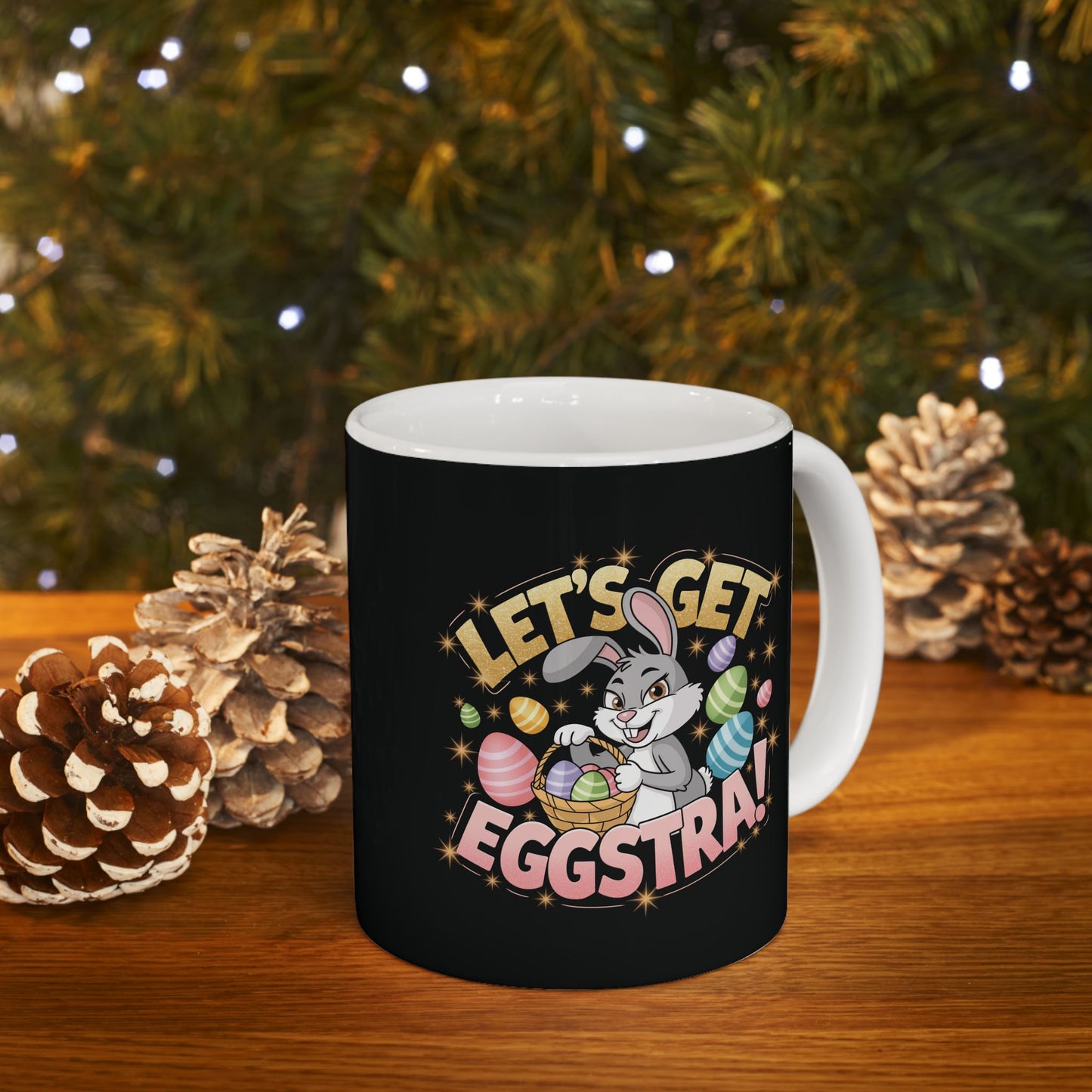 Let’s Get Eggstra Fun Ceramic Mug - Perfect for Easter Celebrations!