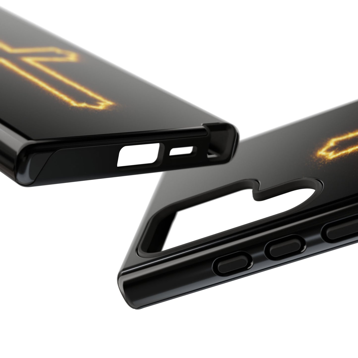 Glow-in-the-Dark Cross Samsung Phone Case - Tough Samsung Cases for Faithful Protection