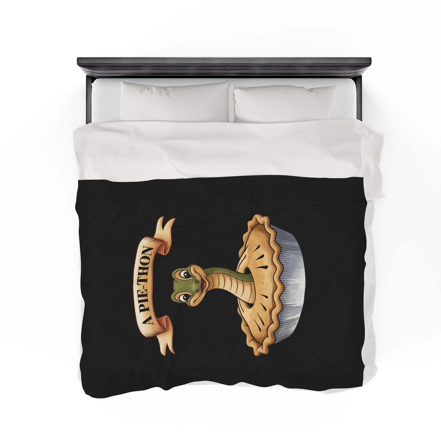 Velveteen Plush Blanket - Snake Pie-Thon Joke