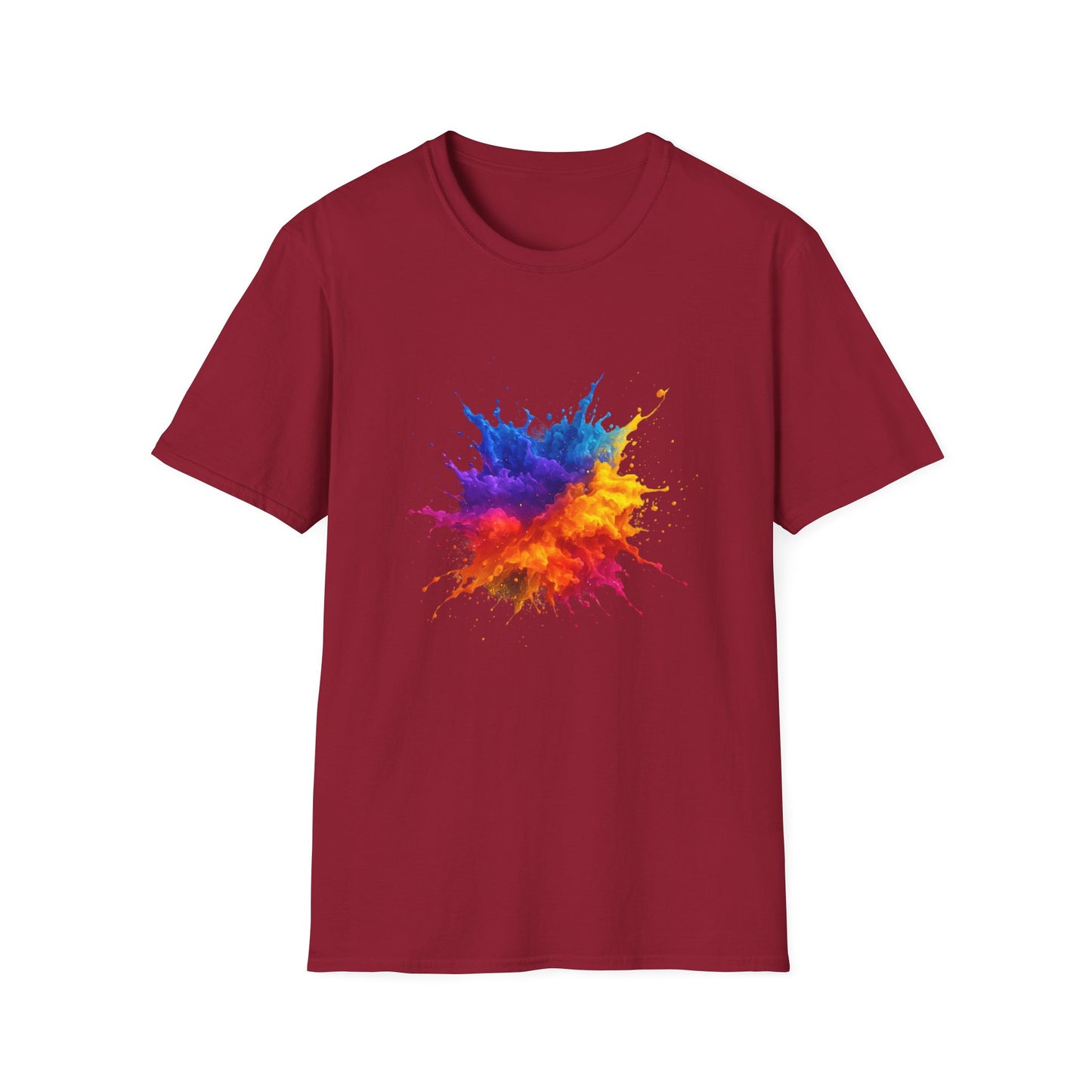 Color Burst Paint Splash Shirt – Vibrant Abstract Art Tee for Creatives & Color Lovers Colorful Apparel