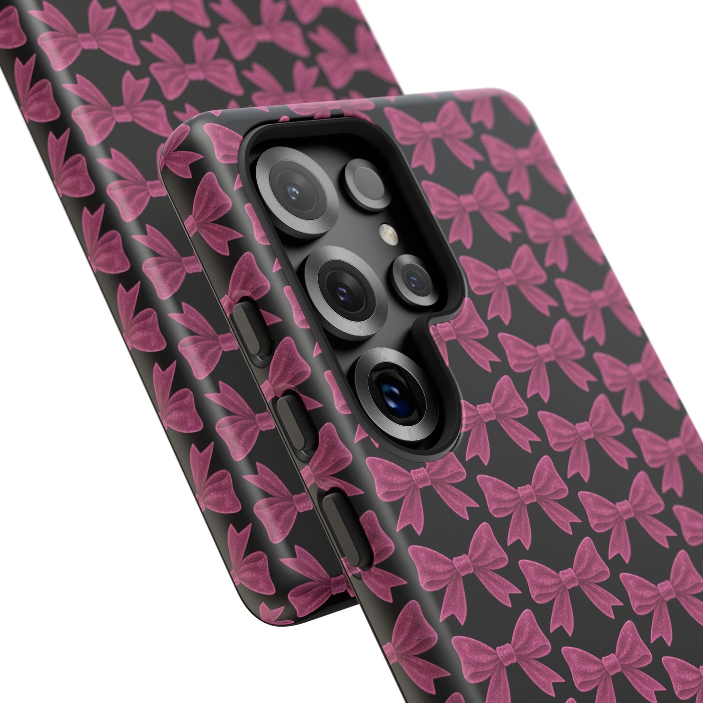 Pink Bow Samsung Case Coquette Aesthetic Phone Cover Cute Girly Phone Case Glossy Y2K Accessory Kawaii Samsung Case Gift