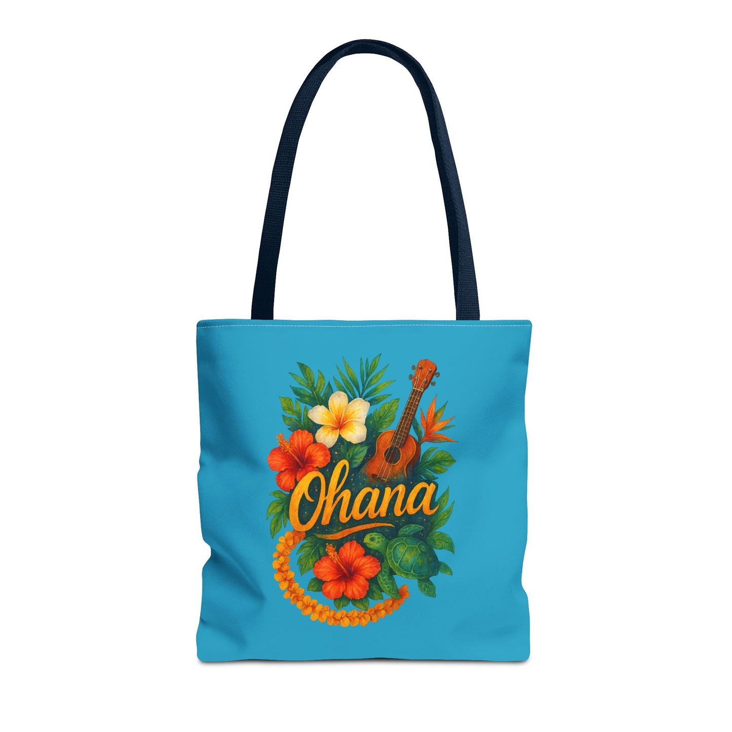 Hawaiian Ohana Tote Bag | Tropical Reusable Beach Bag | Aloha Gift Idea | Island Vibes Bag | Summer Tote | Luau Party Favor | Coastal Bag